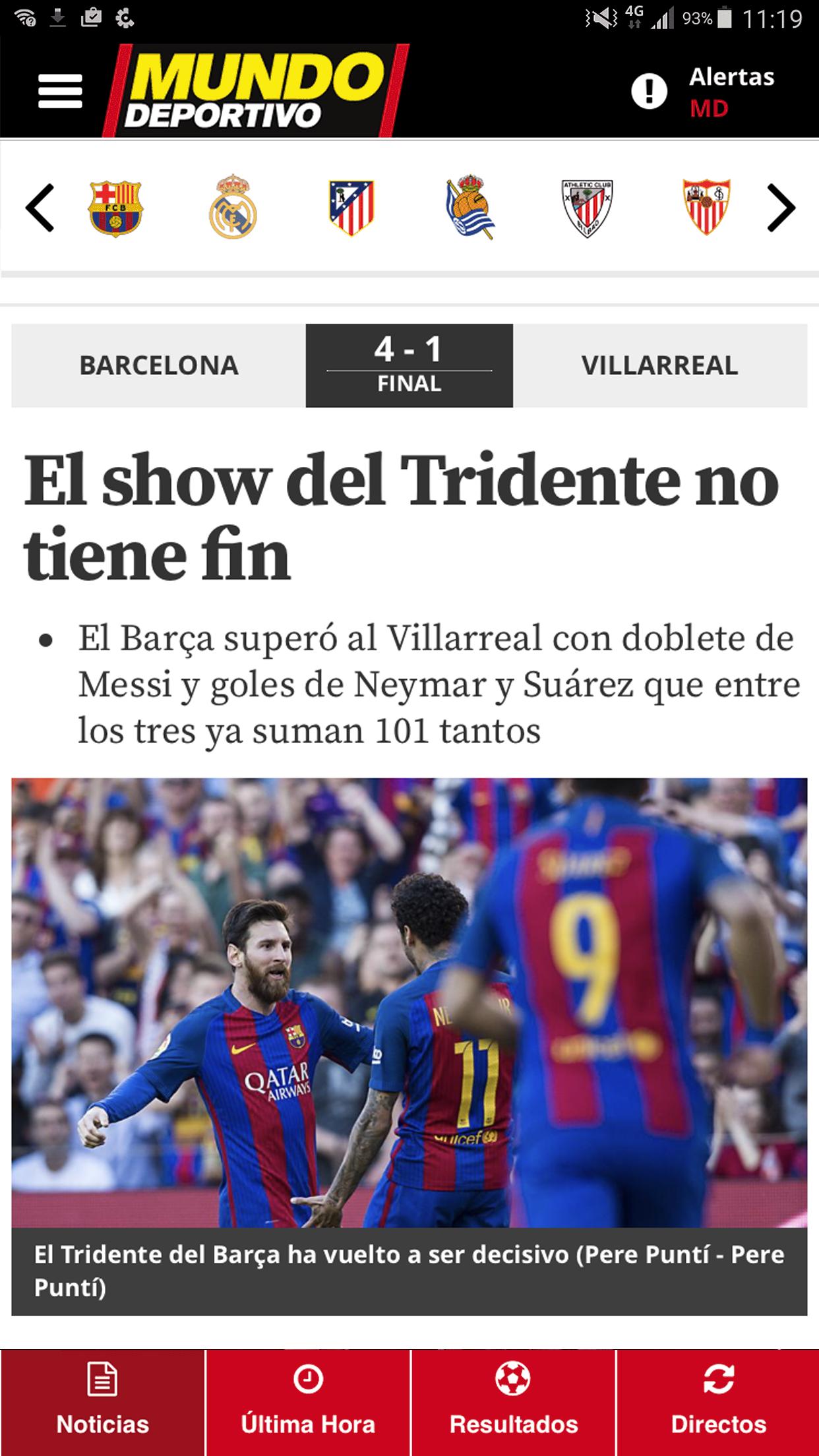Mundo Deportivo Oficial 3.3.3 Screenshot 1
