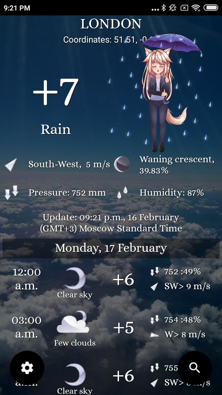 Weather Any place on earth screenshot