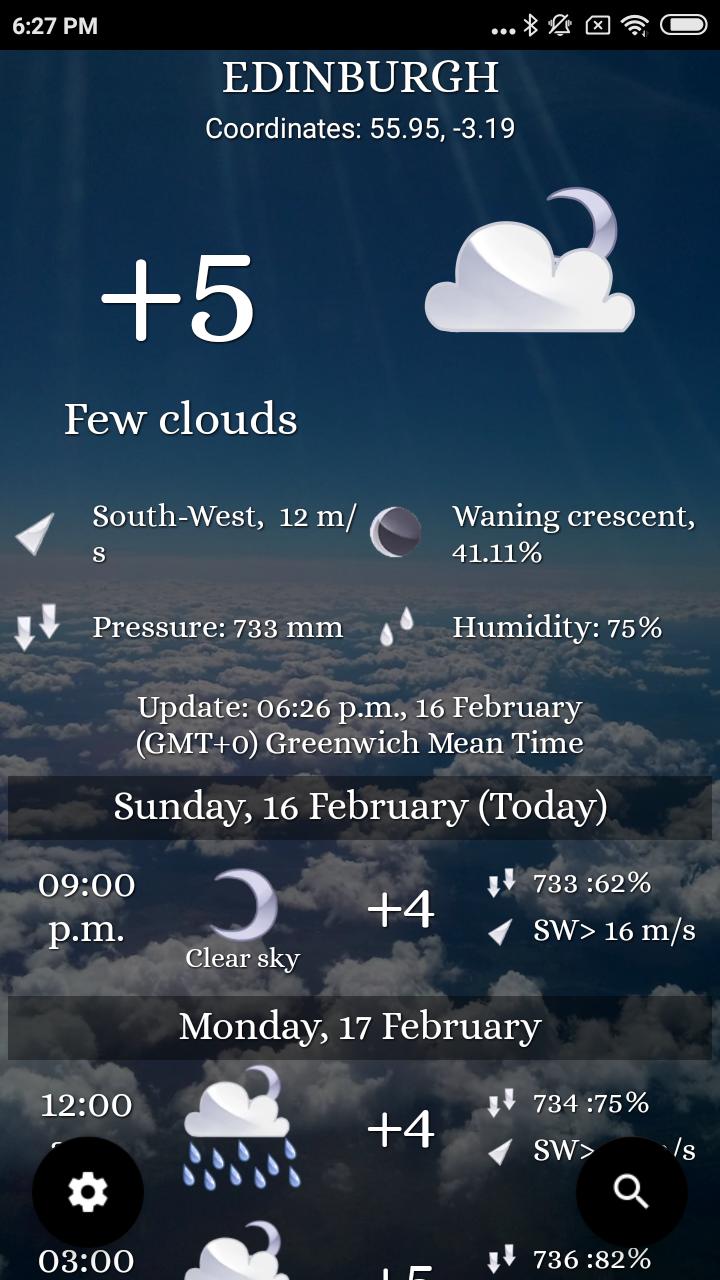 Weather Any place on earth 3.7.0 Screenshot 3
