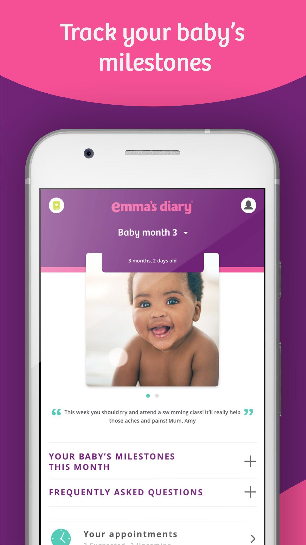 Emma’s Diary - Pregnancy Tracker & Baby Milestones 1.3.2 Screenshot 3