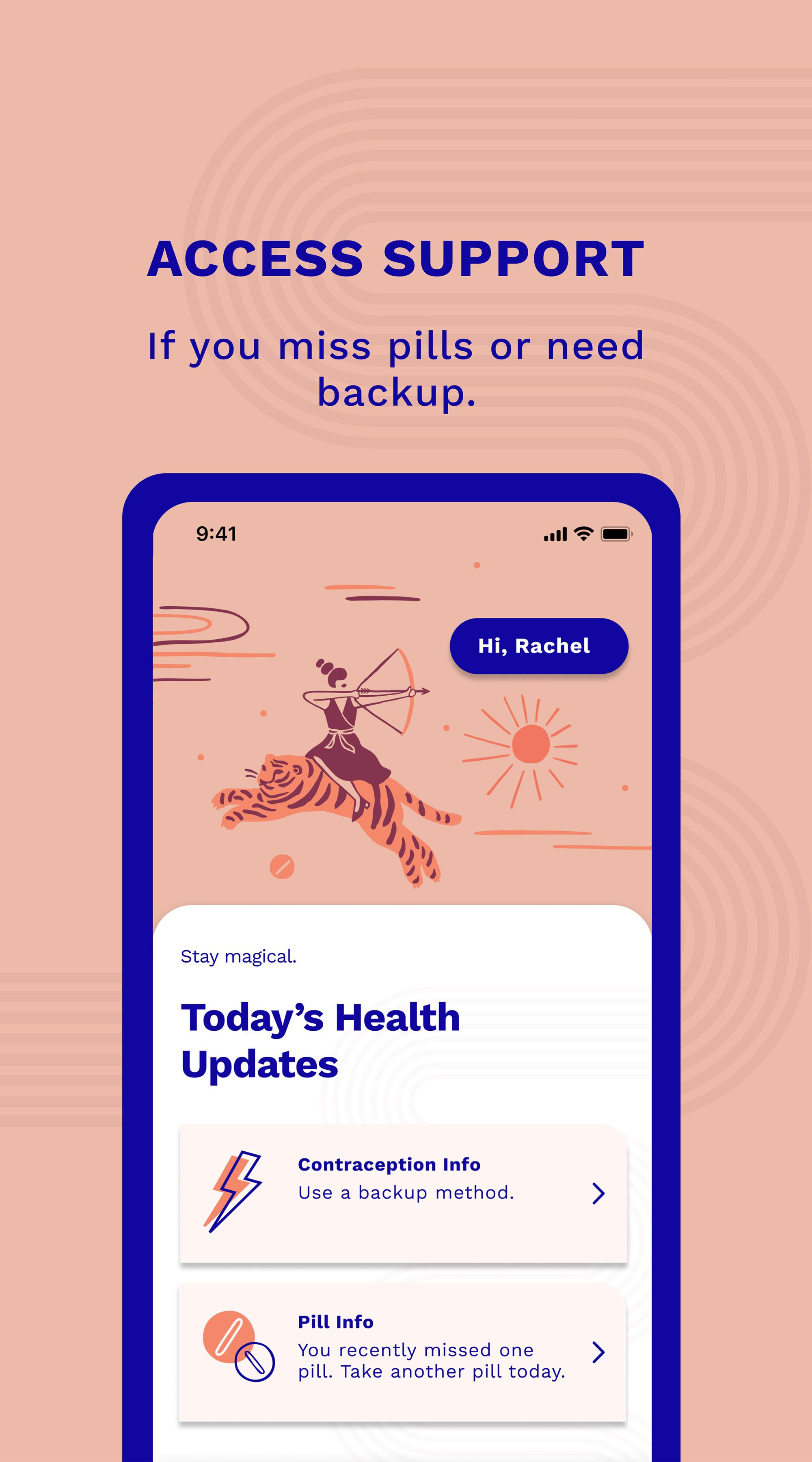 Emme Pill & Health Tracker 2.3 Screenshot 2