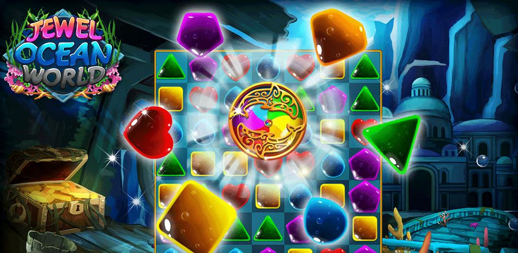 Jewel ocean world: Match-3 puzzle 1.0.6 Screenshot 1
