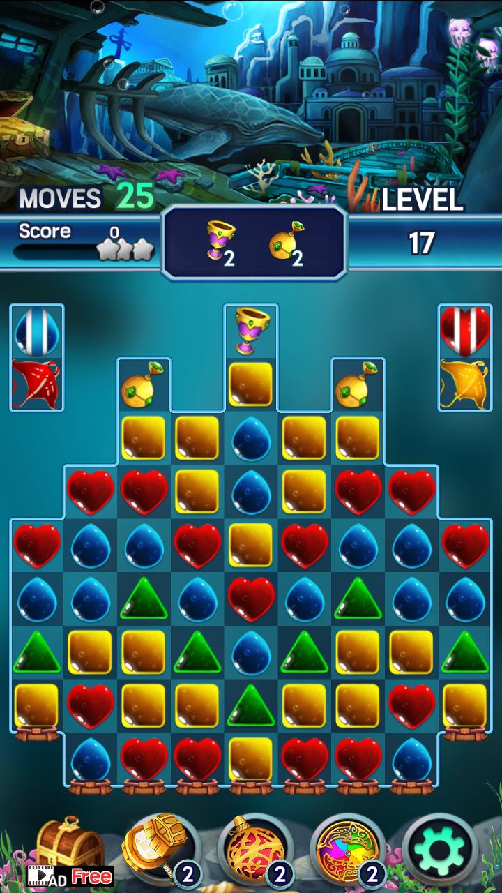 Jewel ocean world: Match-3 puzzle 1.0.6 Screenshot 22