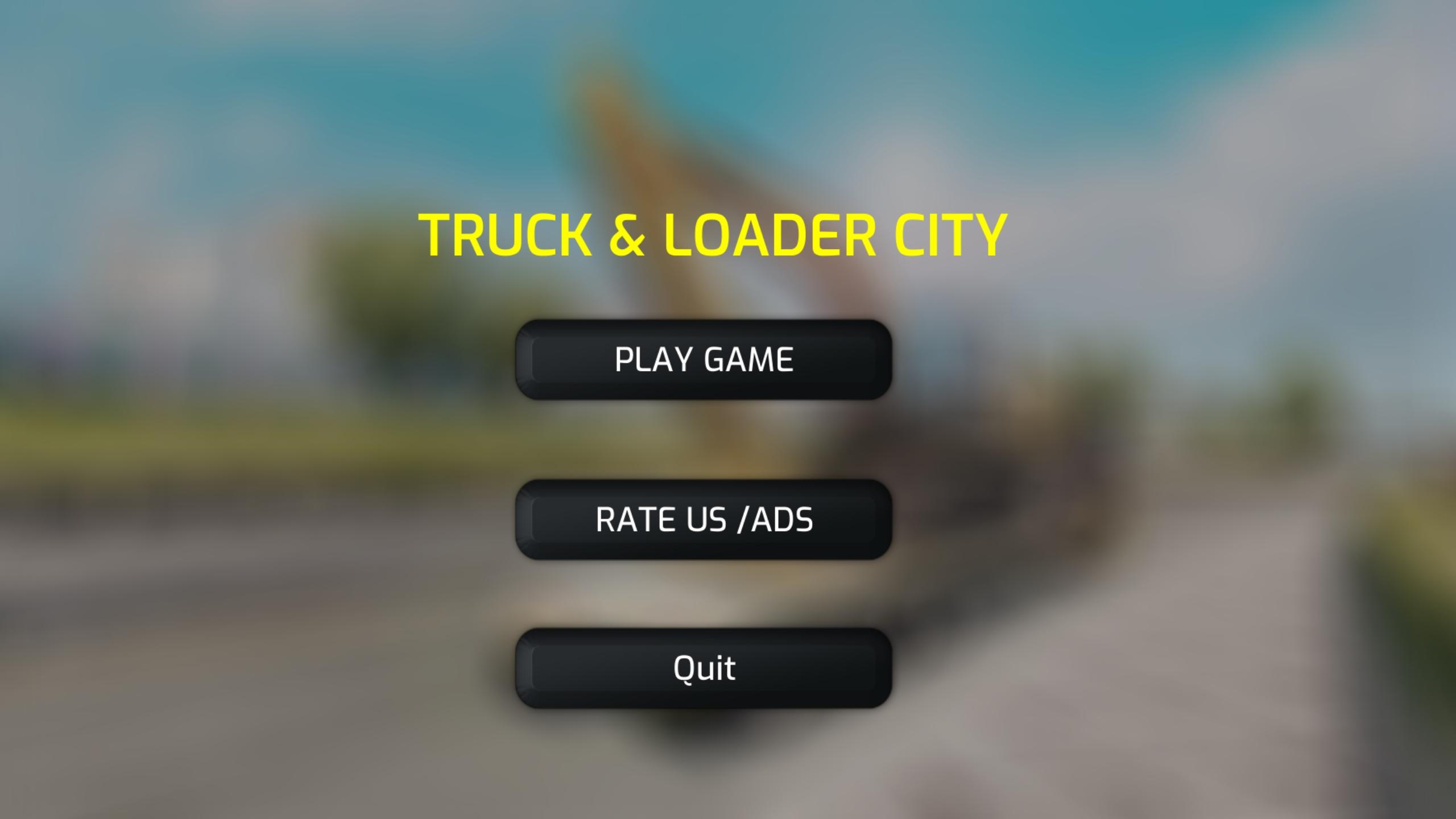 Truck & Loader Simulation City 1.0 Screenshot 1