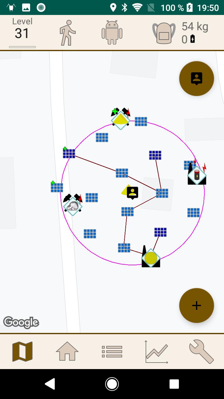 Off Grid (single player, GPS, crafting game) 1.0.34 Screenshot 1