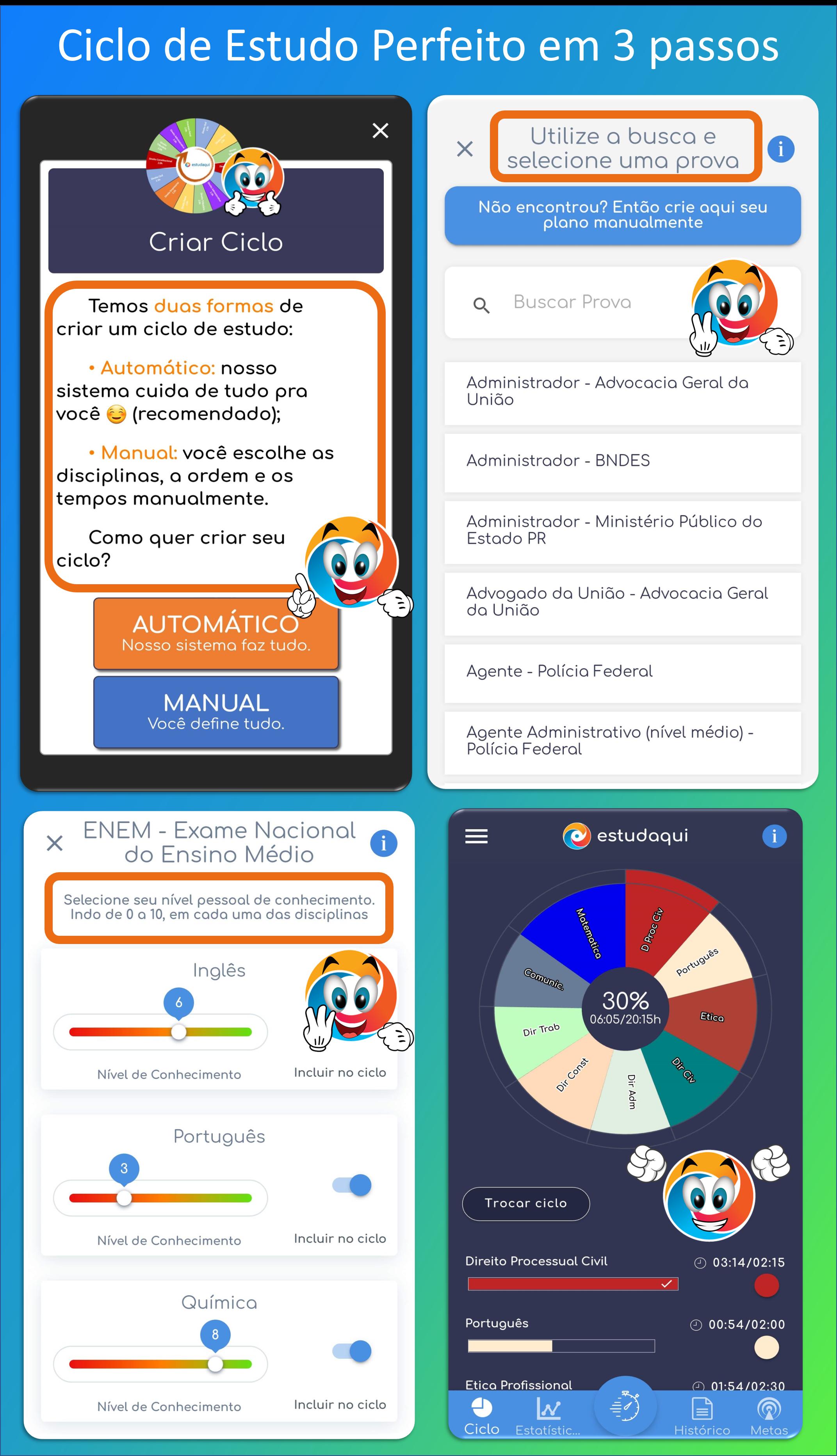 Estudaqui plano de estudo eficiente personalizado 2.8.1 Screenshot 10