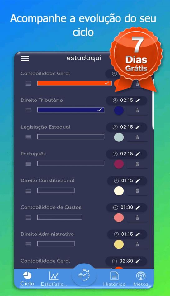 Estudaqui plano de estudo eficiente personalizado 2.8.1 Screenshot 13