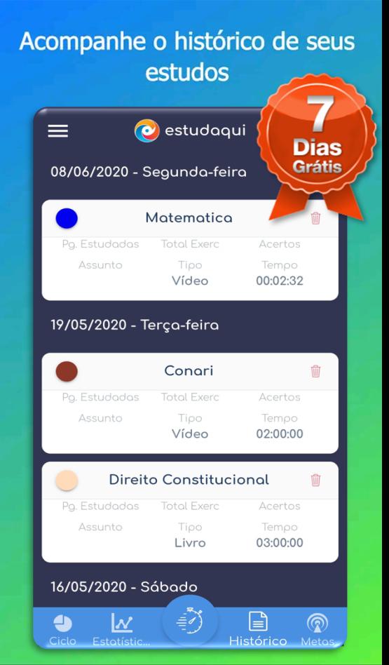 Estudaqui plano de estudo eficiente personalizado 2.8.1 Screenshot 15
