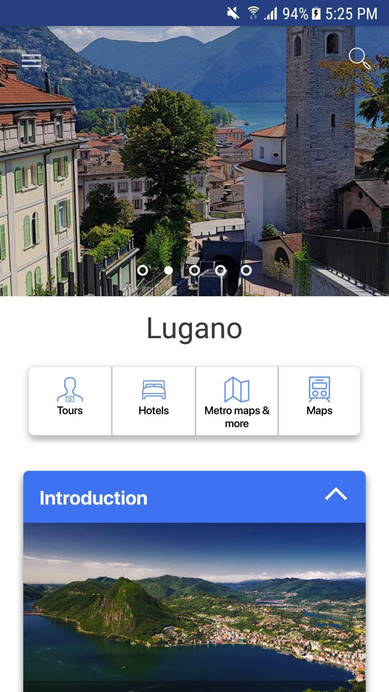 Lugano Travel Guide 1.0.2 Screenshot 2