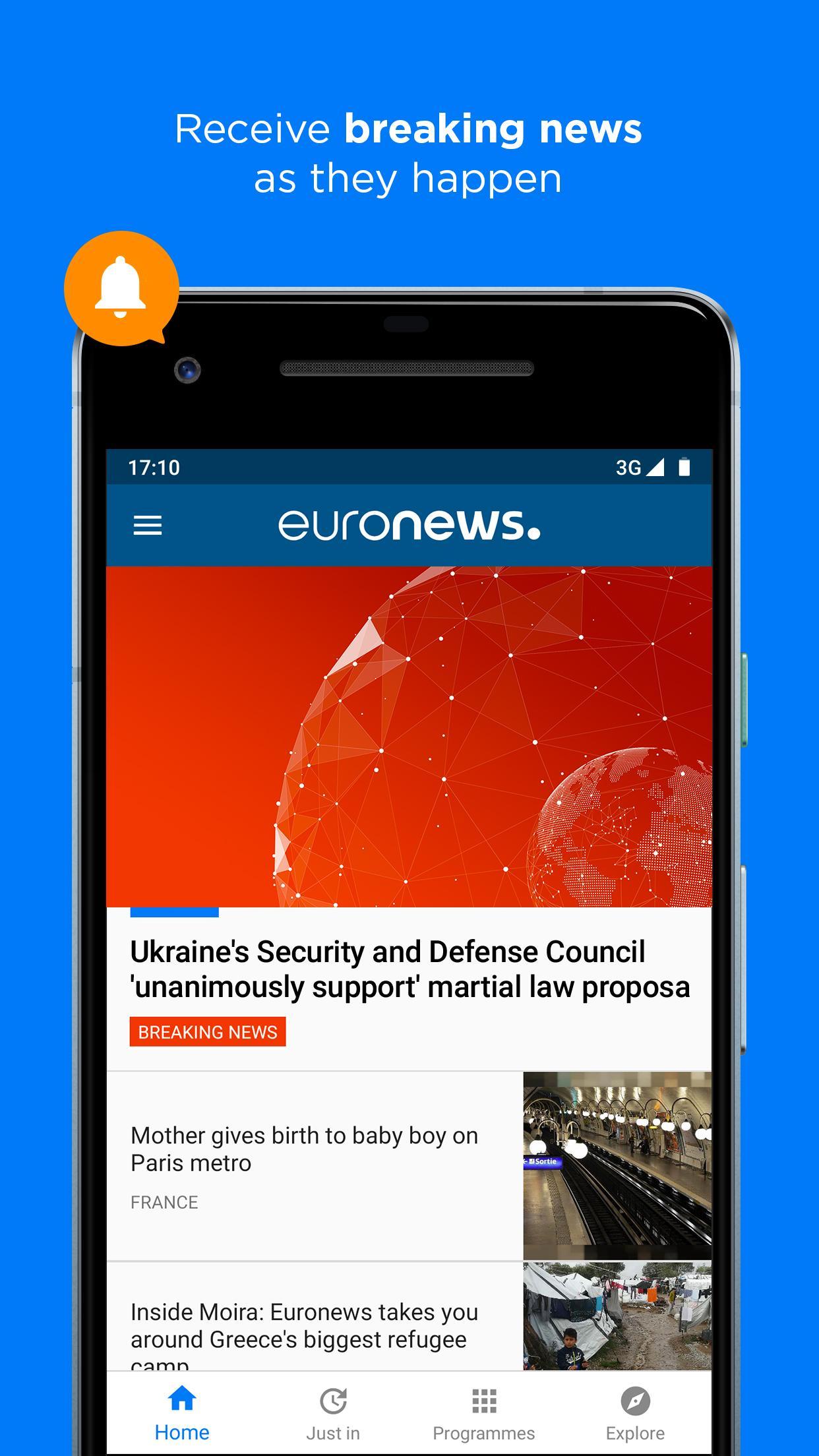 Euronews Daily breaking world news & Live TV 5.2.1 Screenshot 5