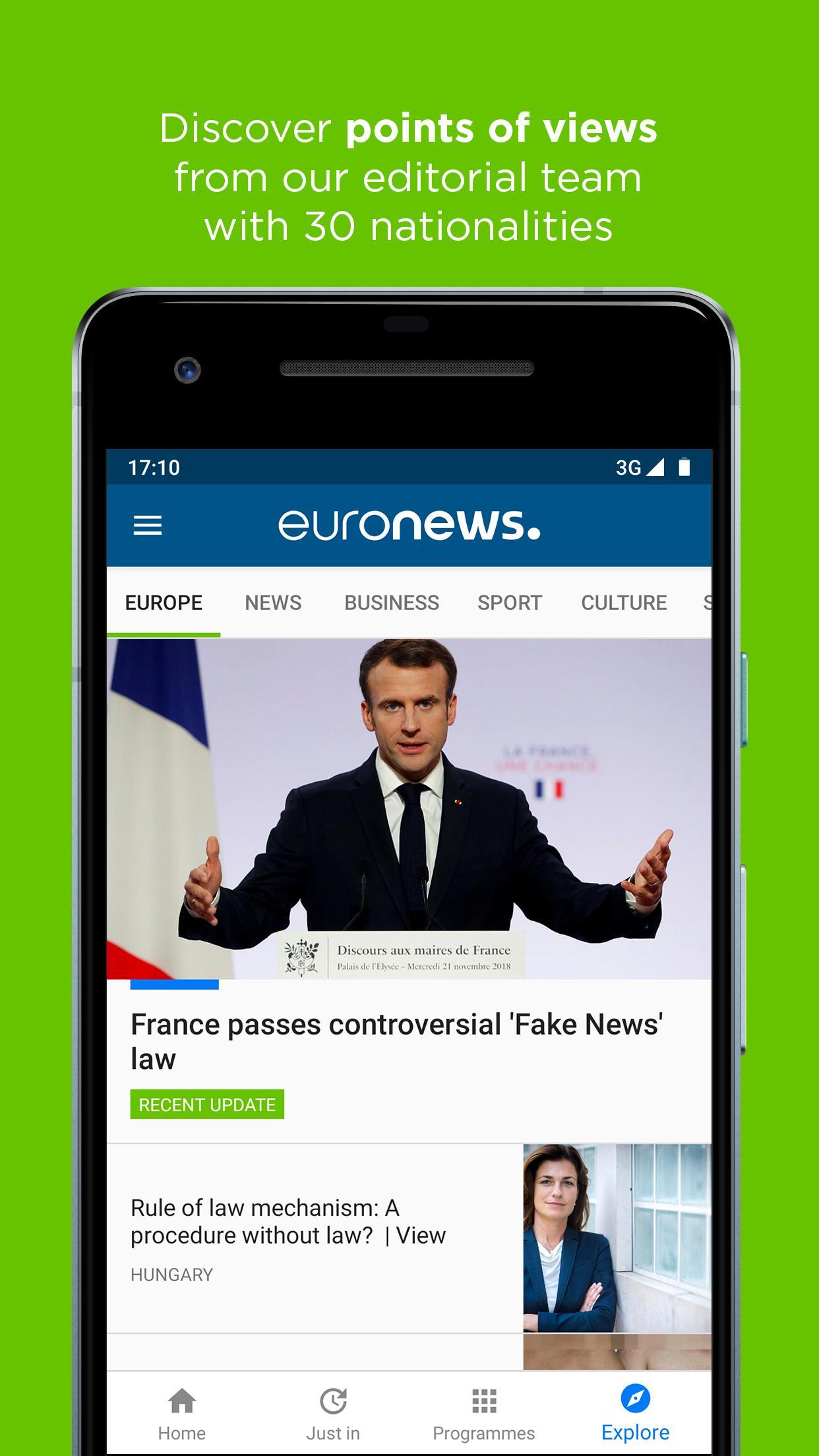 Euronews Daily breaking world news & Live TV 5.2.1 Screenshot 8