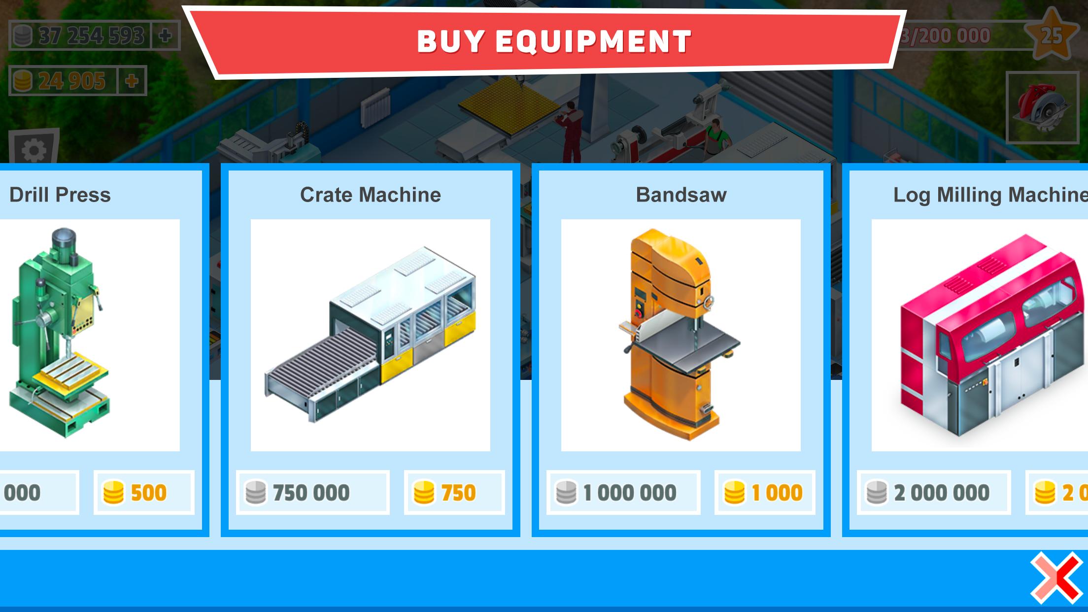 Timber Tycoon Factory Management Strategy 1.1.8 Screenshot 2