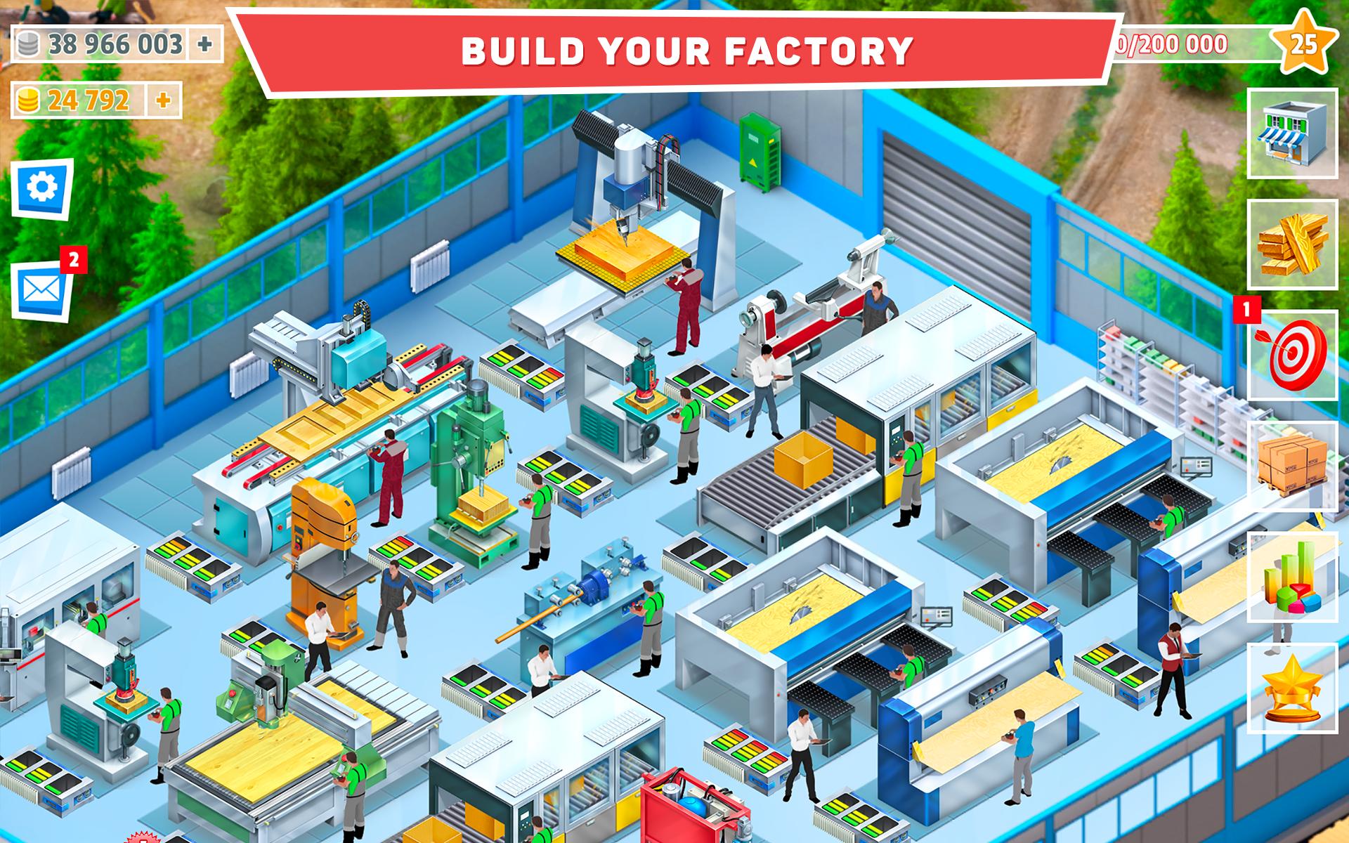 Timber Tycoon Factory Management Strategy 1.1.8 Screenshot 6