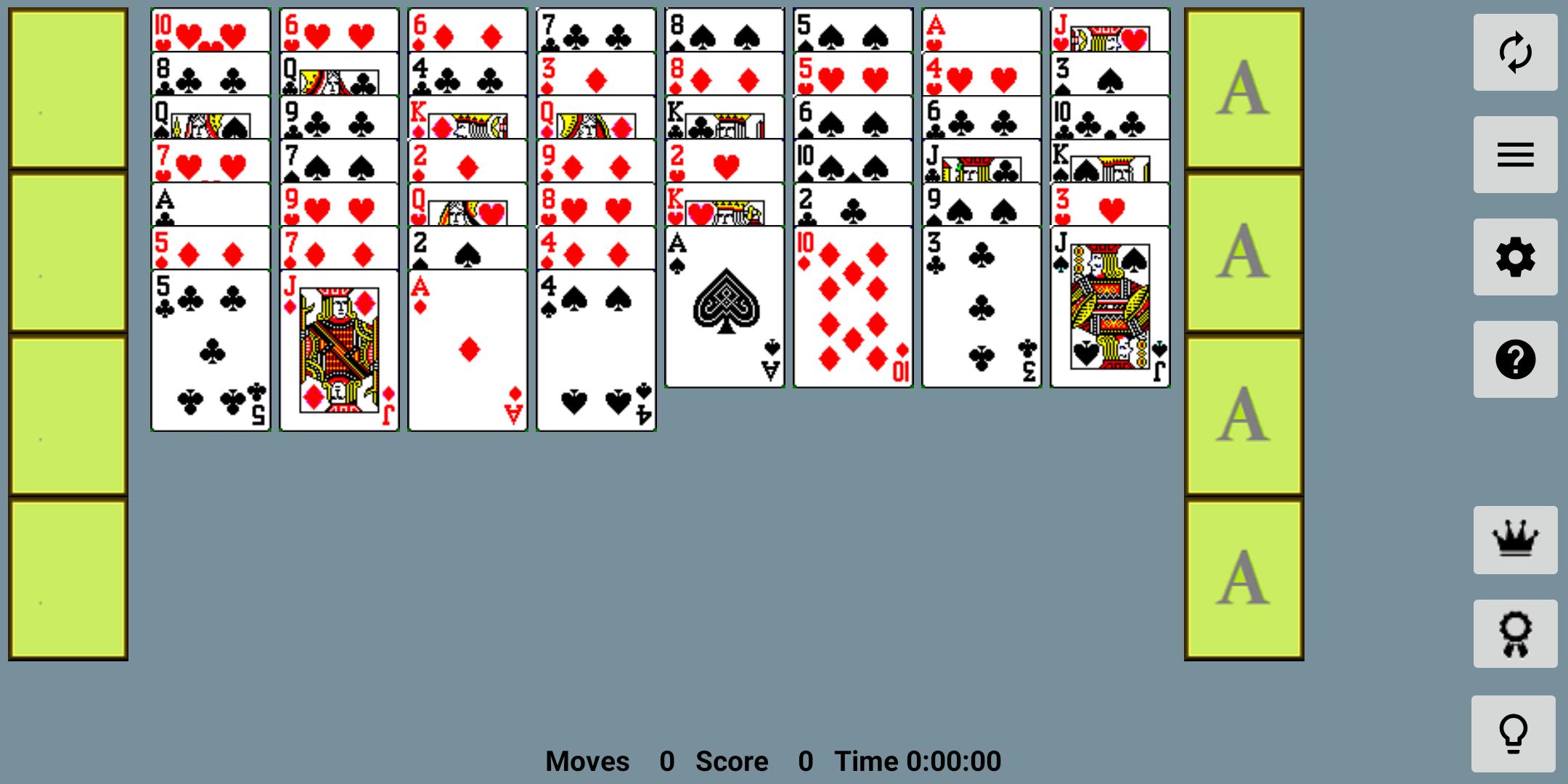 FreeCell with Leaderboards 74.8 Screenshot 1