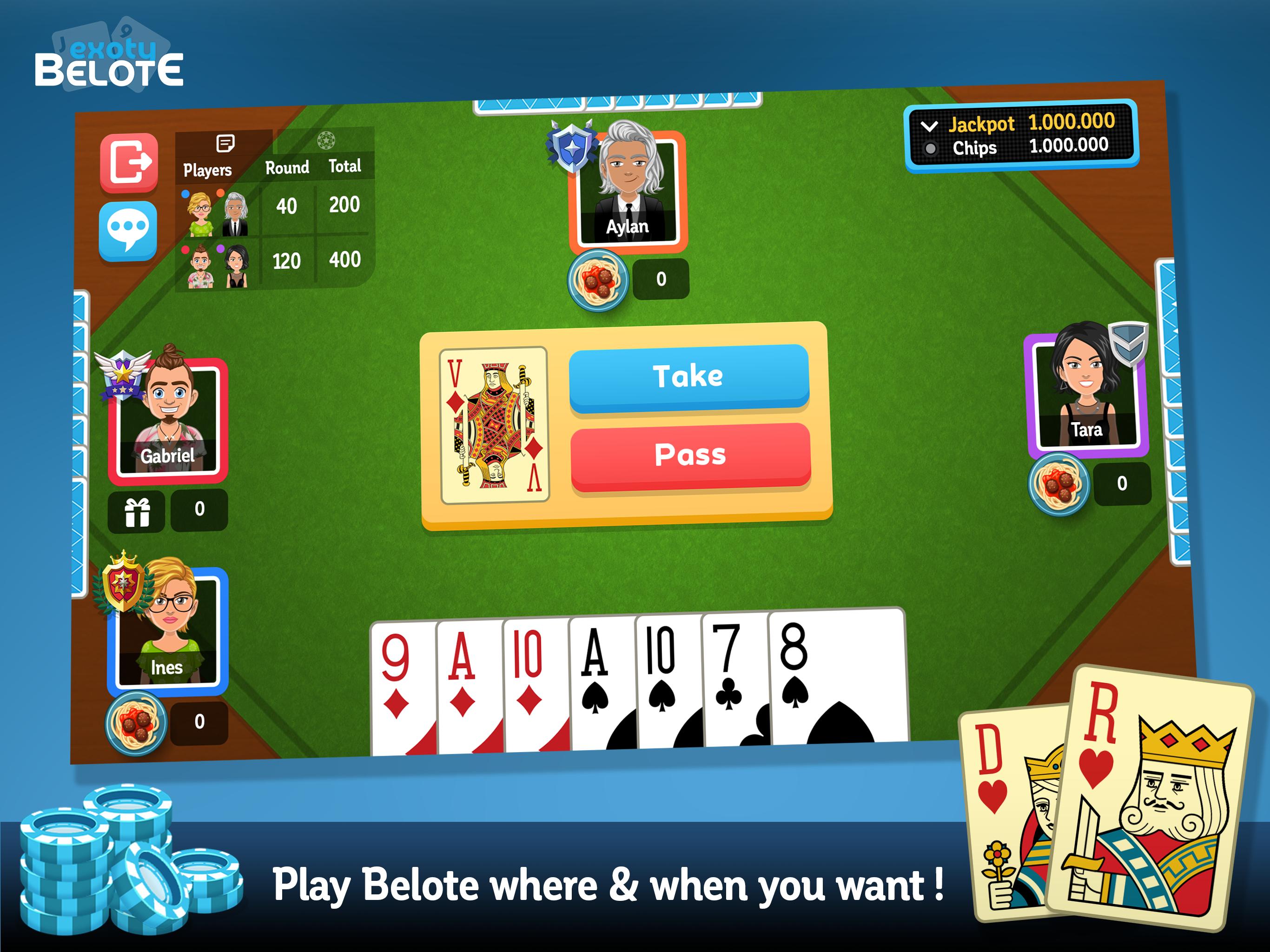 Multiplayer Belote & Coinche 6.8.0 Screenshot 13