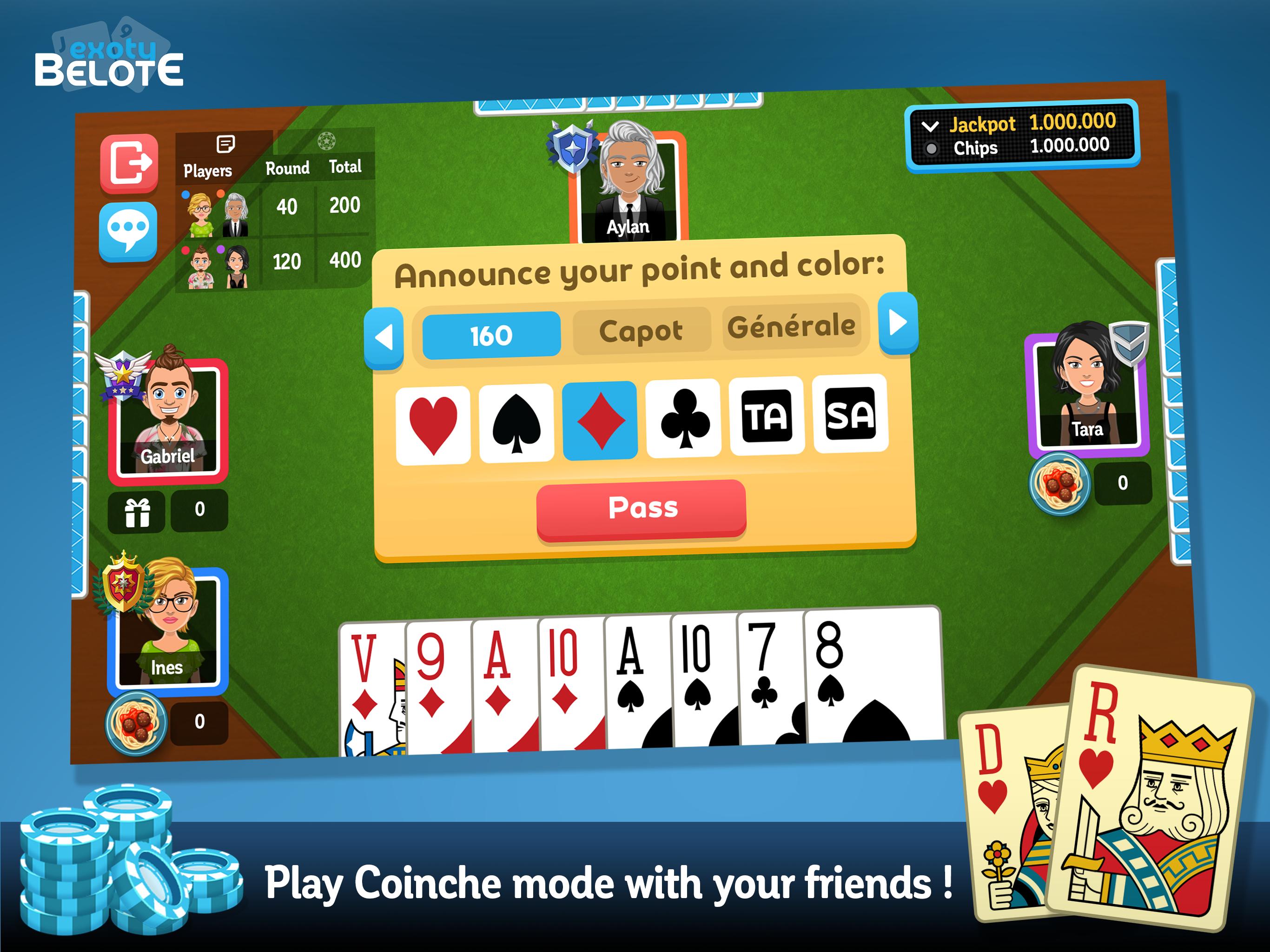 Multiplayer Belote & Coinche 6.8.0 Screenshot 14