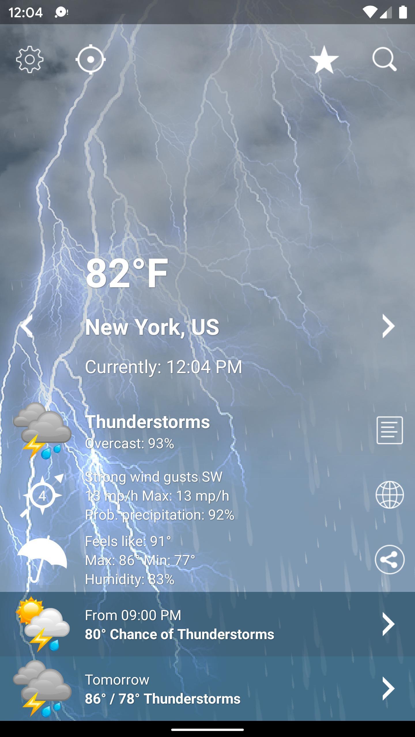 Weather XL PRO 1.4.6.8 Screenshot 2