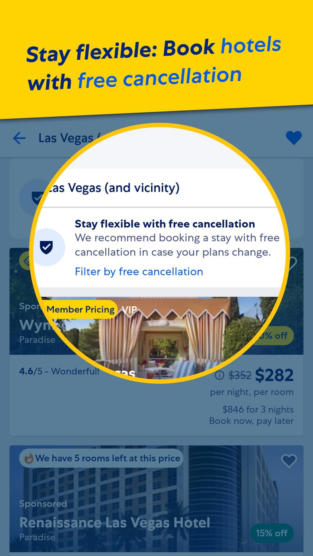 Expedia Hotel, Flight & Car Rental Travel Deals 20.47.0 Screenshot 1