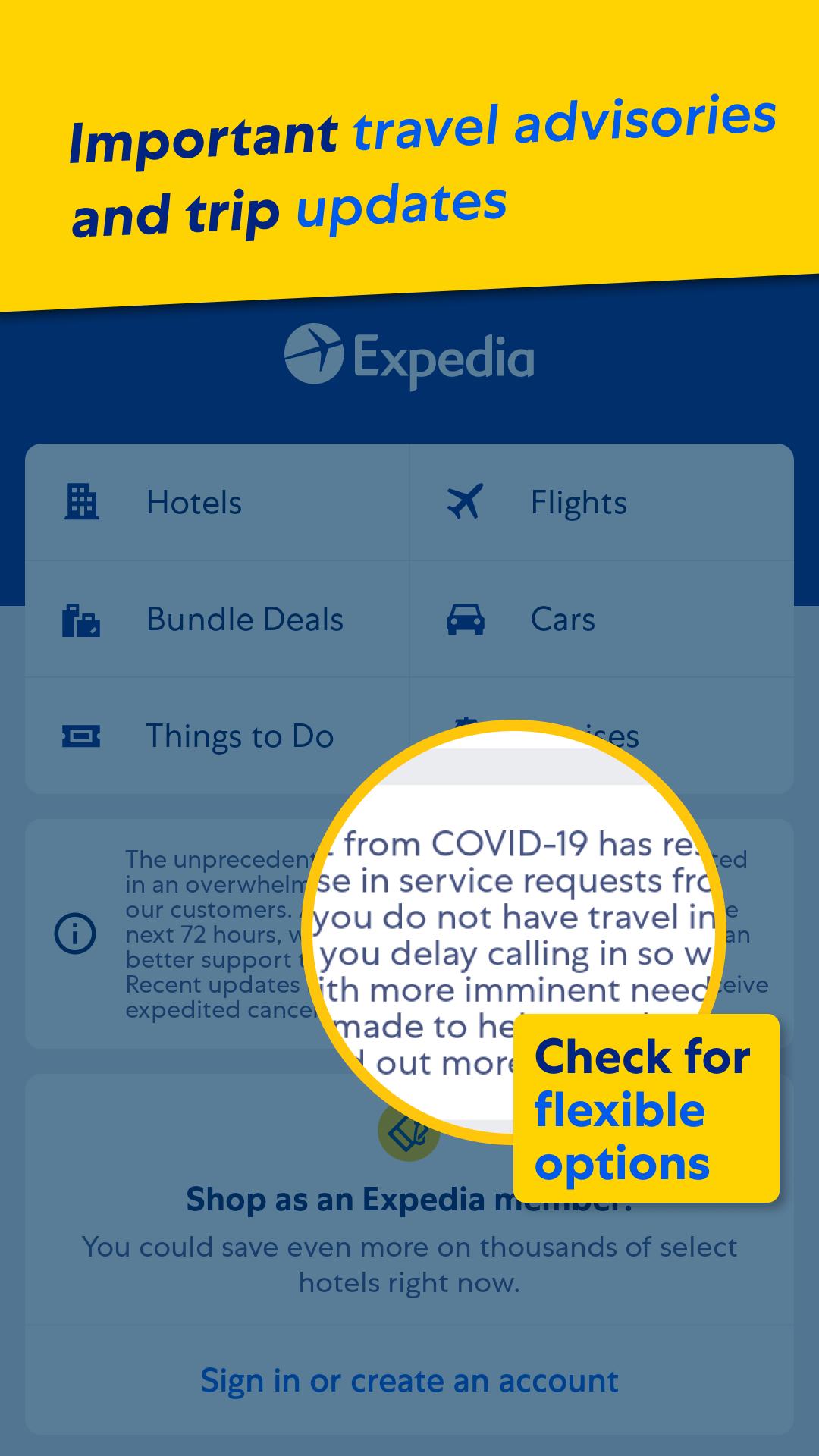 Expedia Hotel, Flight & Car Rental Travel Deals 20.47.0 Screenshot 3