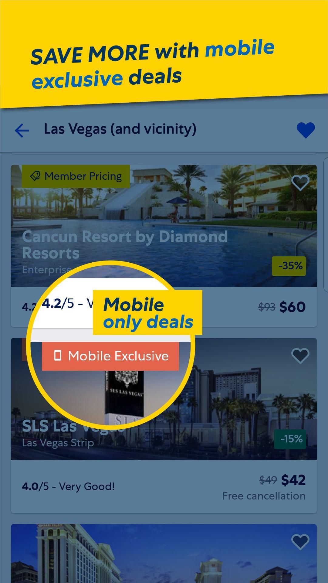 Expedia Hotel, Flight & Car Rental Travel Deals 20.47.0 Screenshot 5