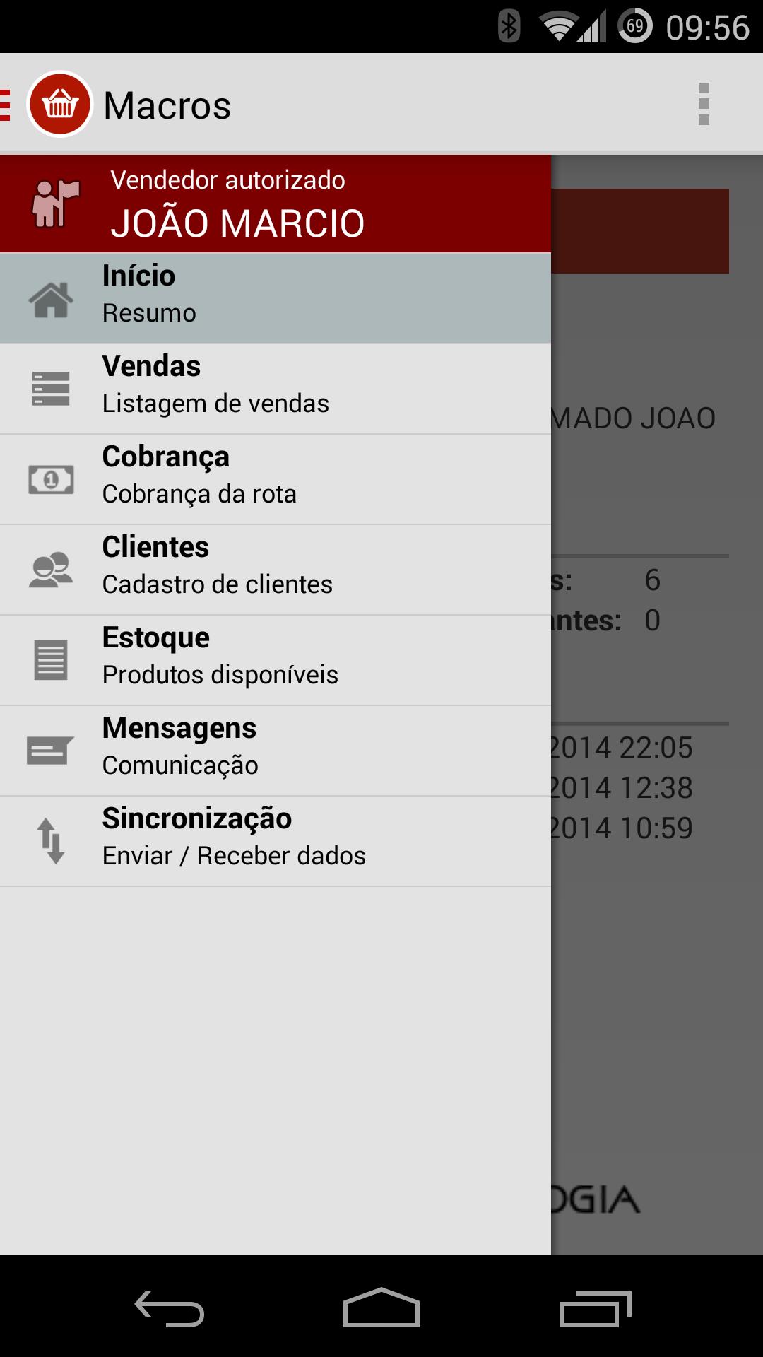 Macros Mobile 3.50 Screenshot 1