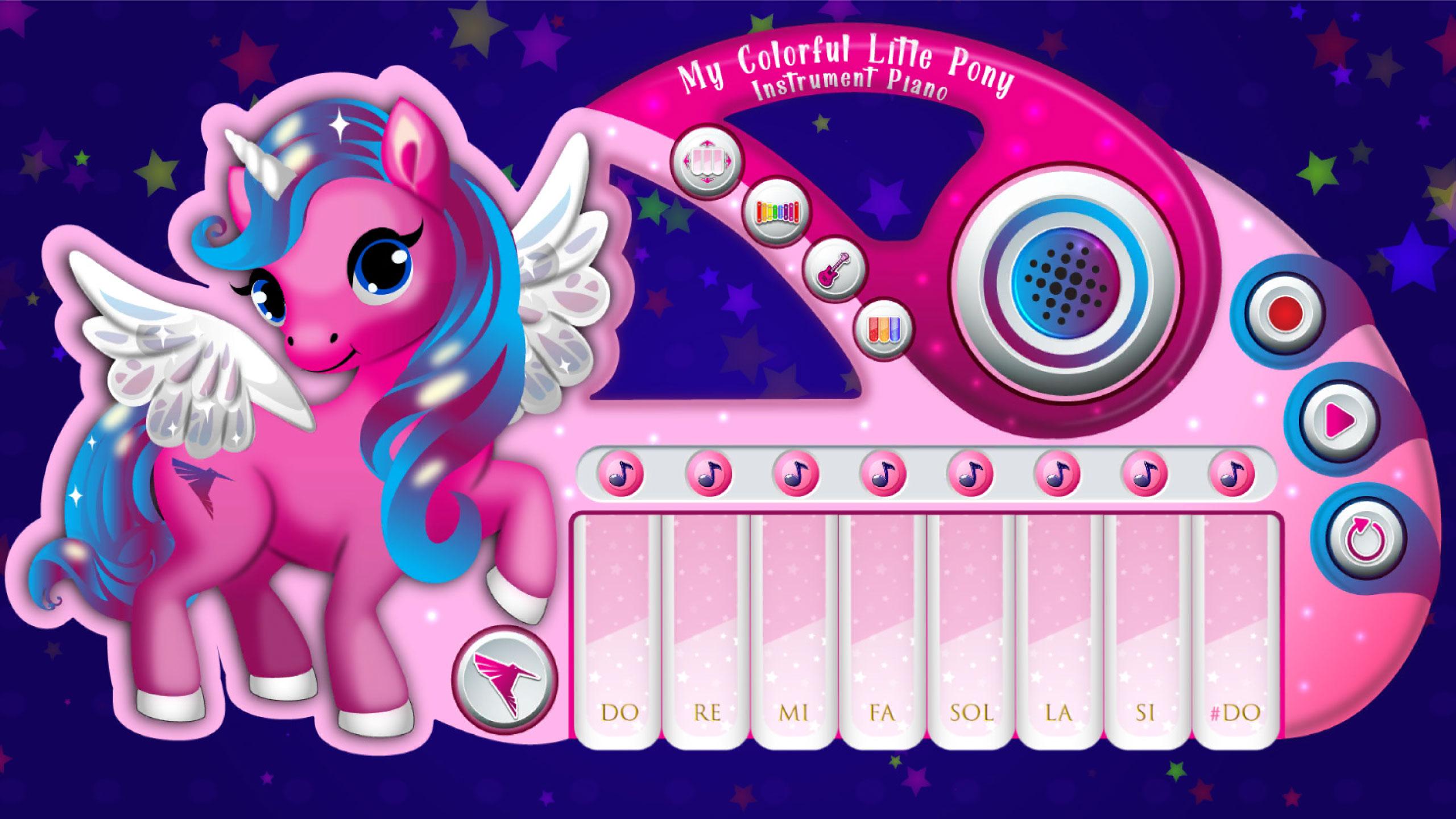 My Colorful Litle Pony Instrument - Piano 2.0 Screenshot 1