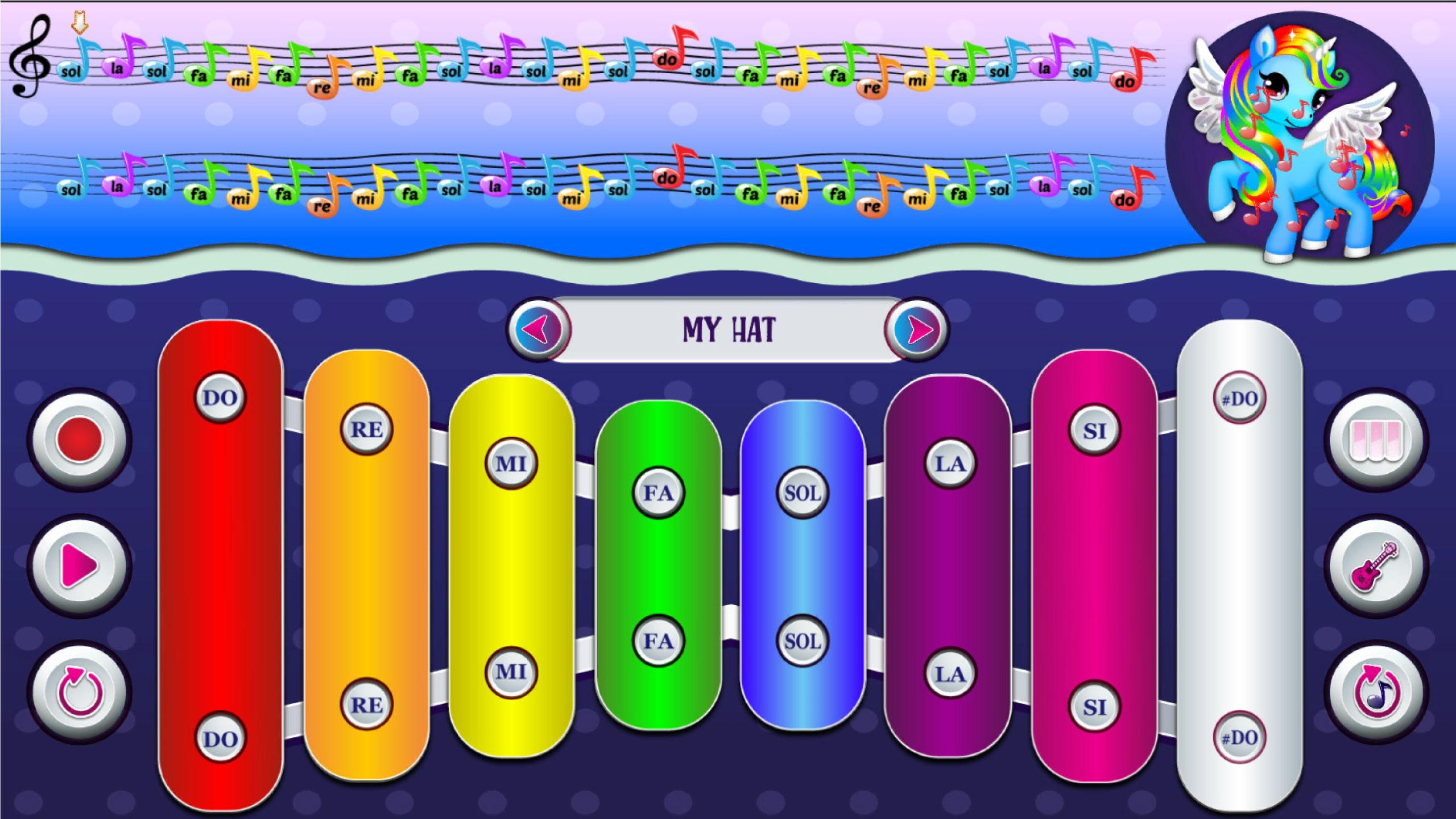 My Colorful Litle Pony Instrument - Piano 2.0 Screenshot 11