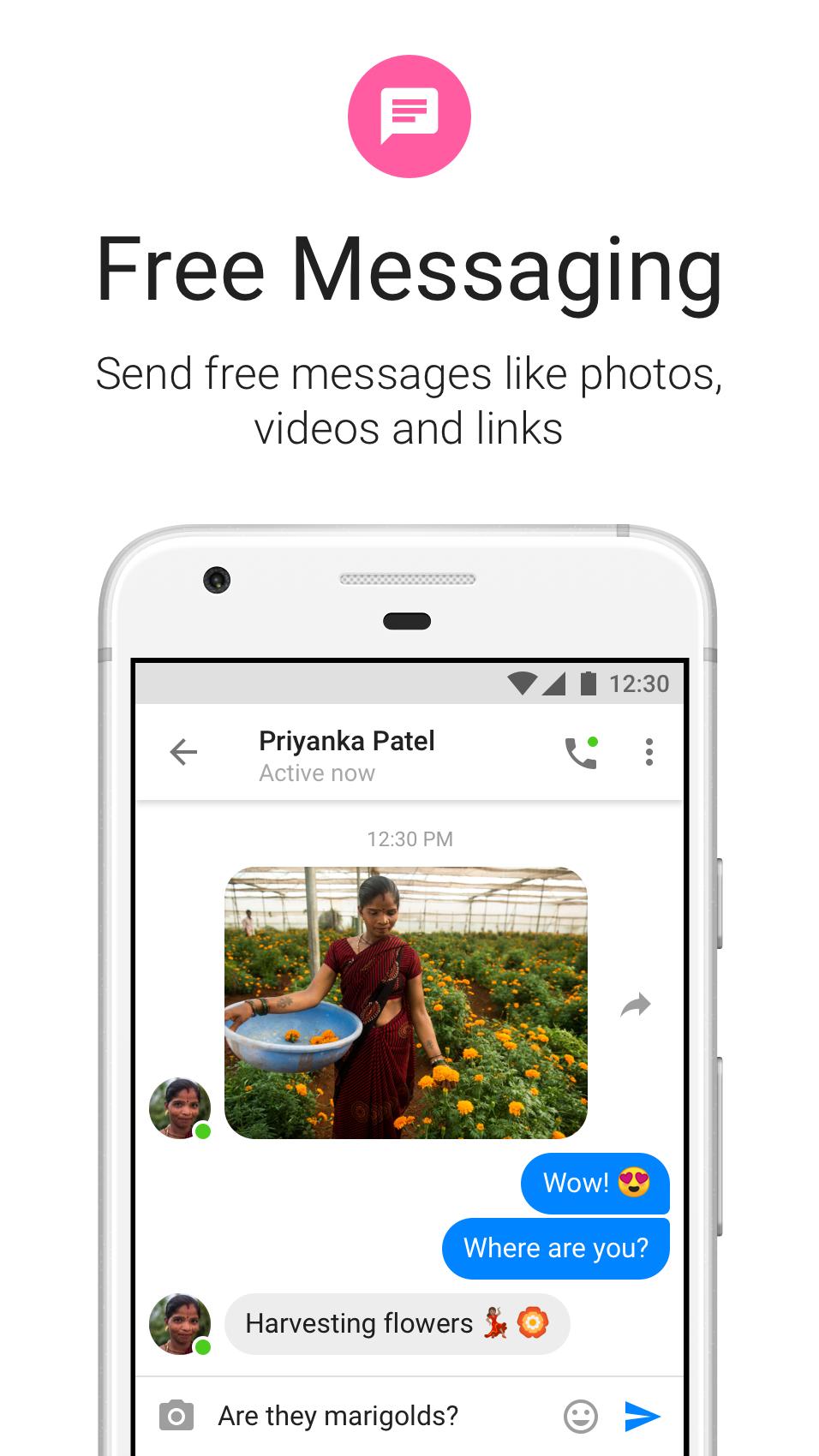 Messenger Lite Free Calls & Messages 113.0.0.3.118 Screenshot 1