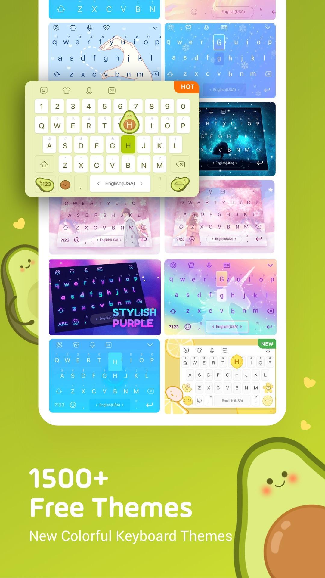 Facemoji Emoji Keyboard:Emoji Keyboard,Theme,Font 2.7.4.1 Screenshot 3