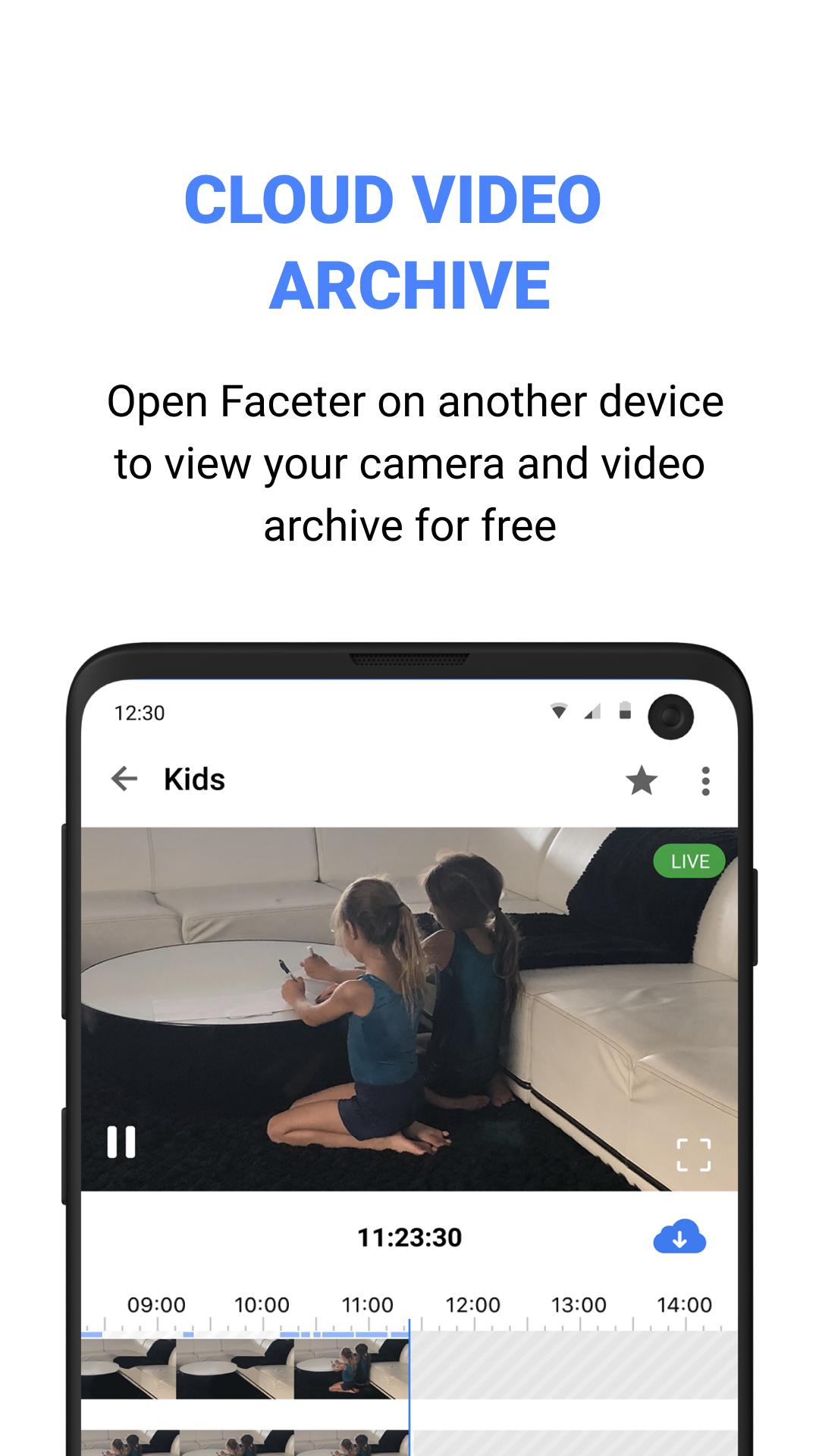 Faceter Free Baby Monitor and Pet Monitor App 1.15.1 Screenshot 3