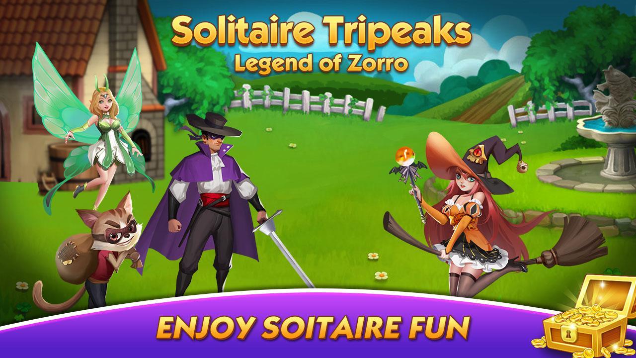 Solitaire Tripeaks Legend of Zorro 1.0.9 Screenshot 1
