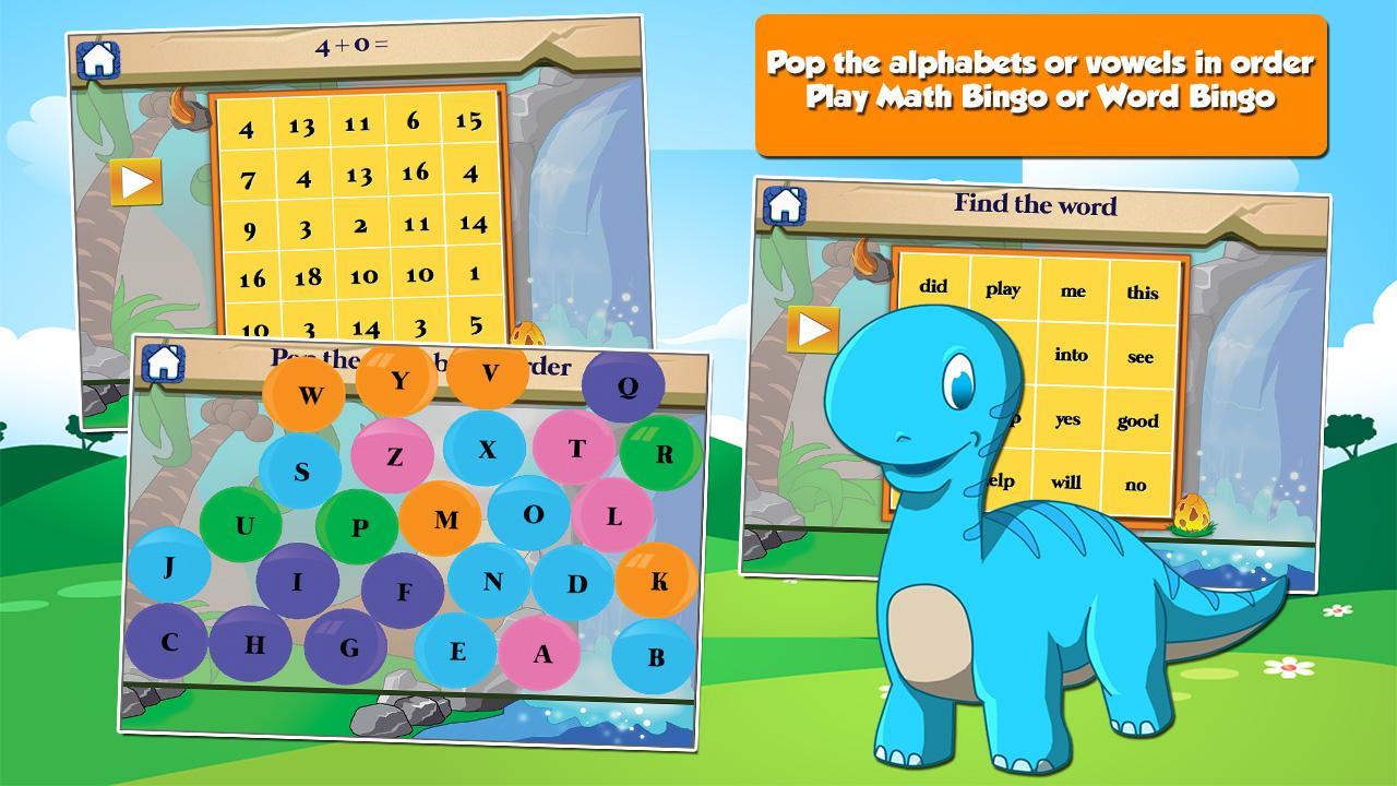 Dino 1st Grade Learning Games 3.15 Screenshot 4