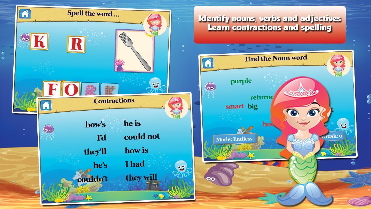 Mermaid Princess Grade 1 Games 3.15 Screenshot 10