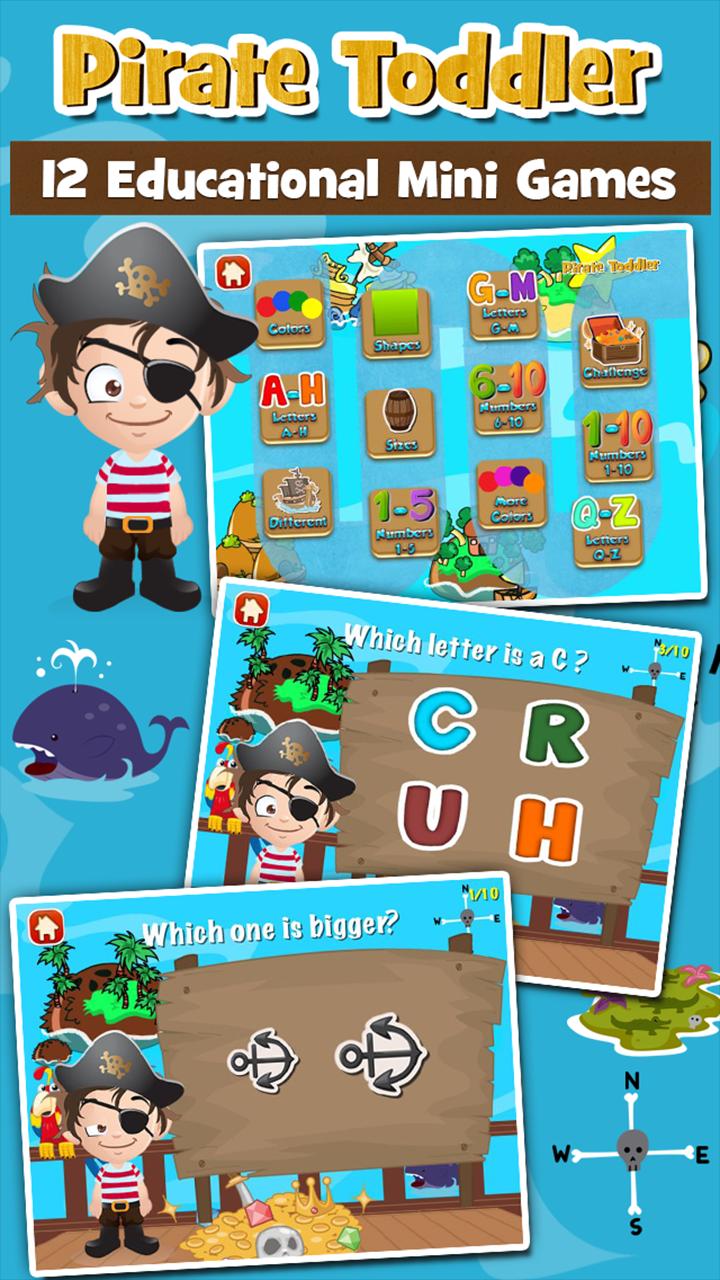 Pirate Toddler Kids Games Free 3.15 Screenshot 5