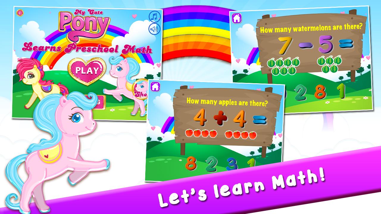 Pony Learns Preschool Math 3.25 Screenshot 1