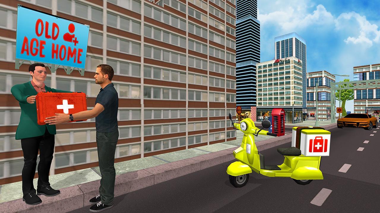 Fast Motorbike Medicine Delivery Boy 1.4 Screenshot 4