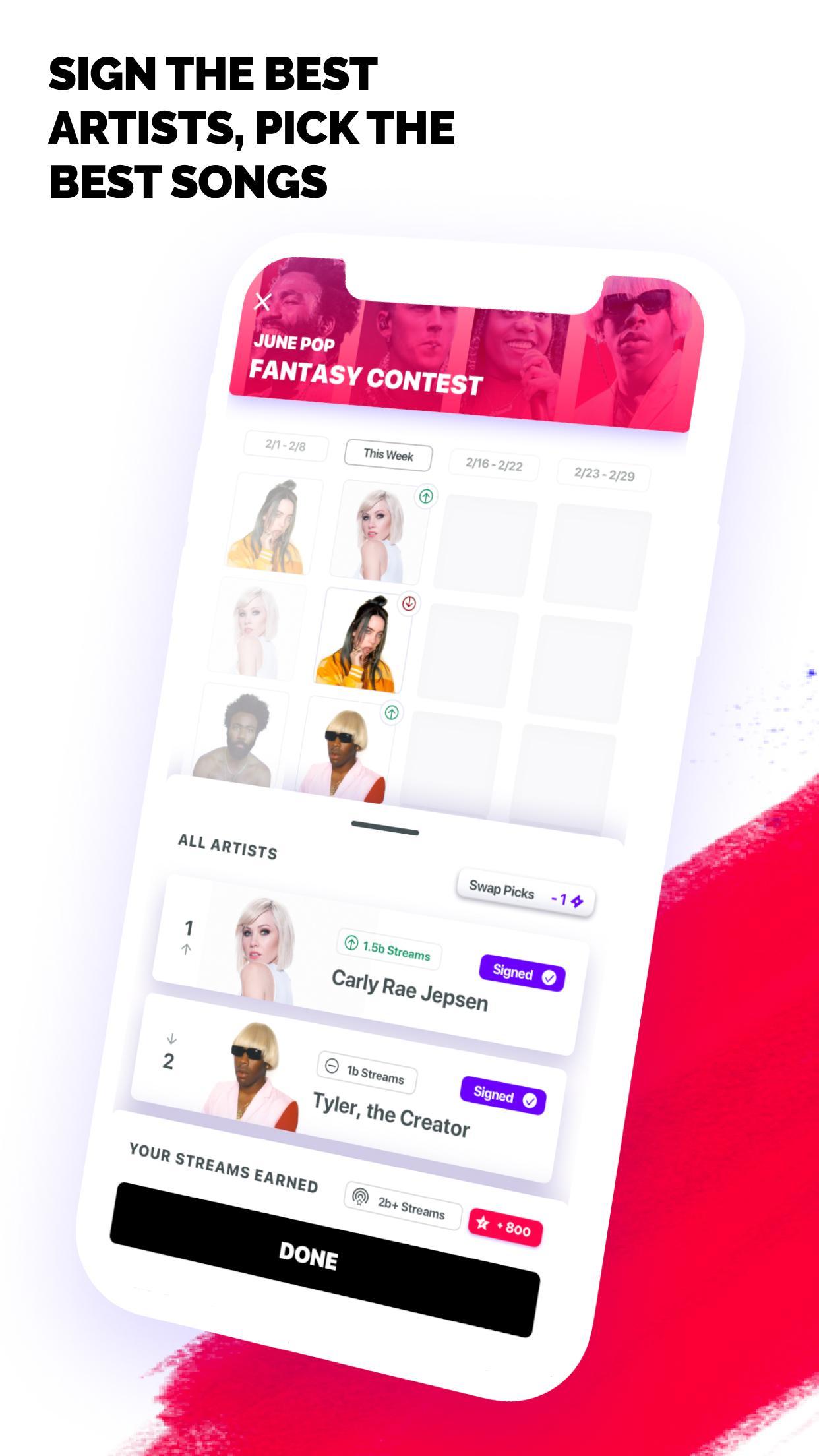 FanLabel Daily Music Contests 4.7.3 Screenshot 3