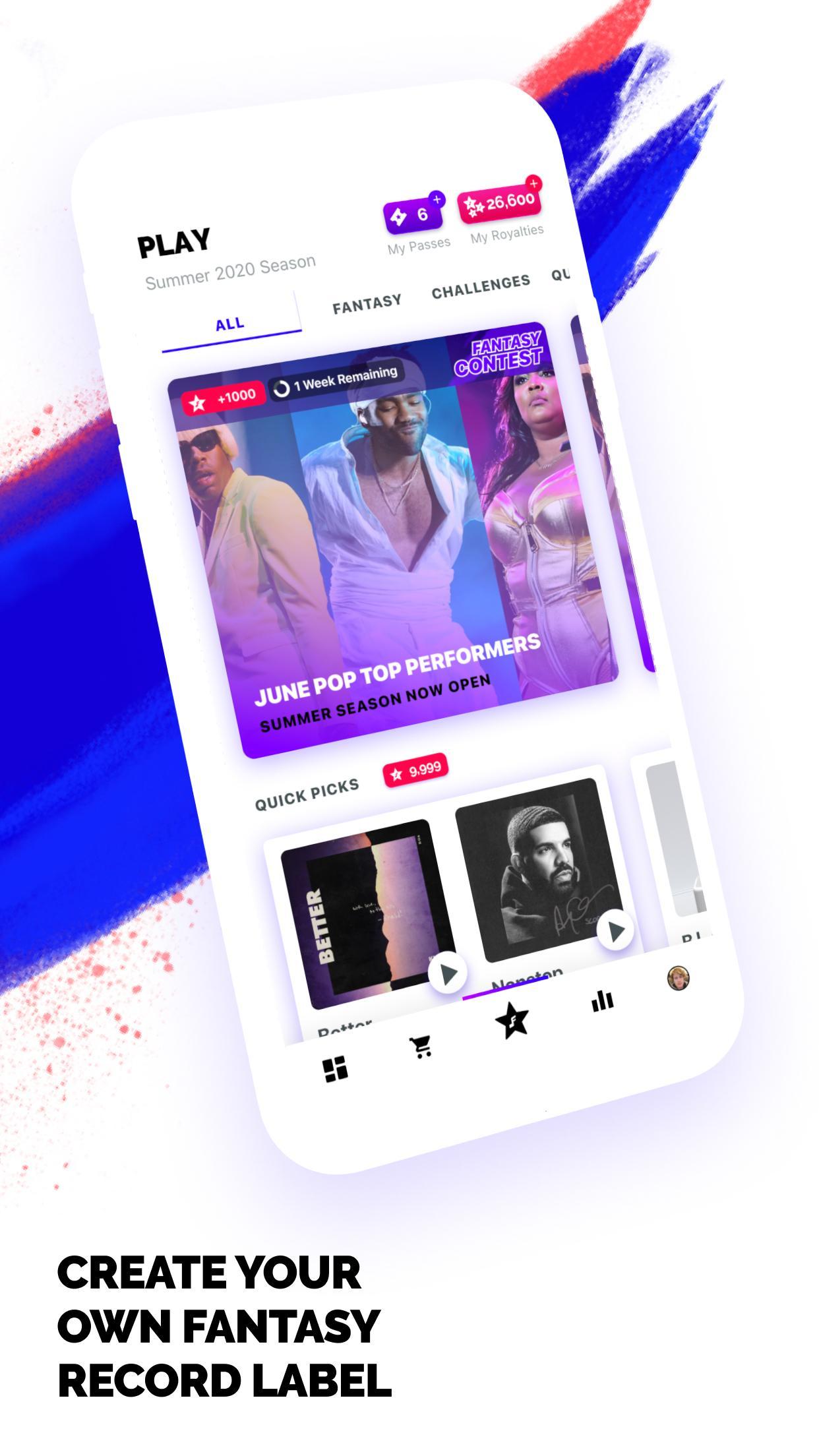 FanLabel Daily Music Contests 4.7.3 Screenshot 2