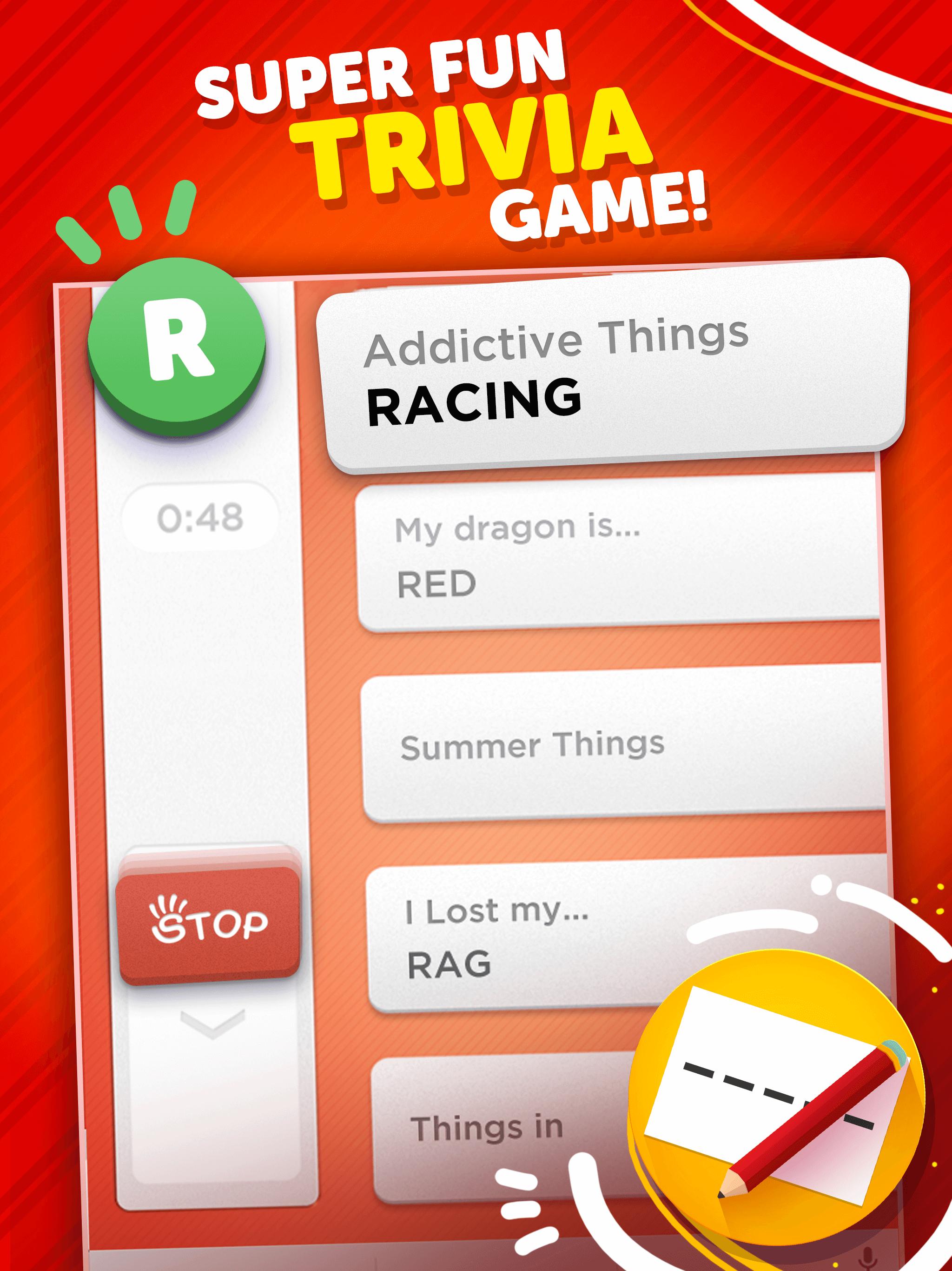 Stop Categories Word Game 3.18.0 Screenshot 9