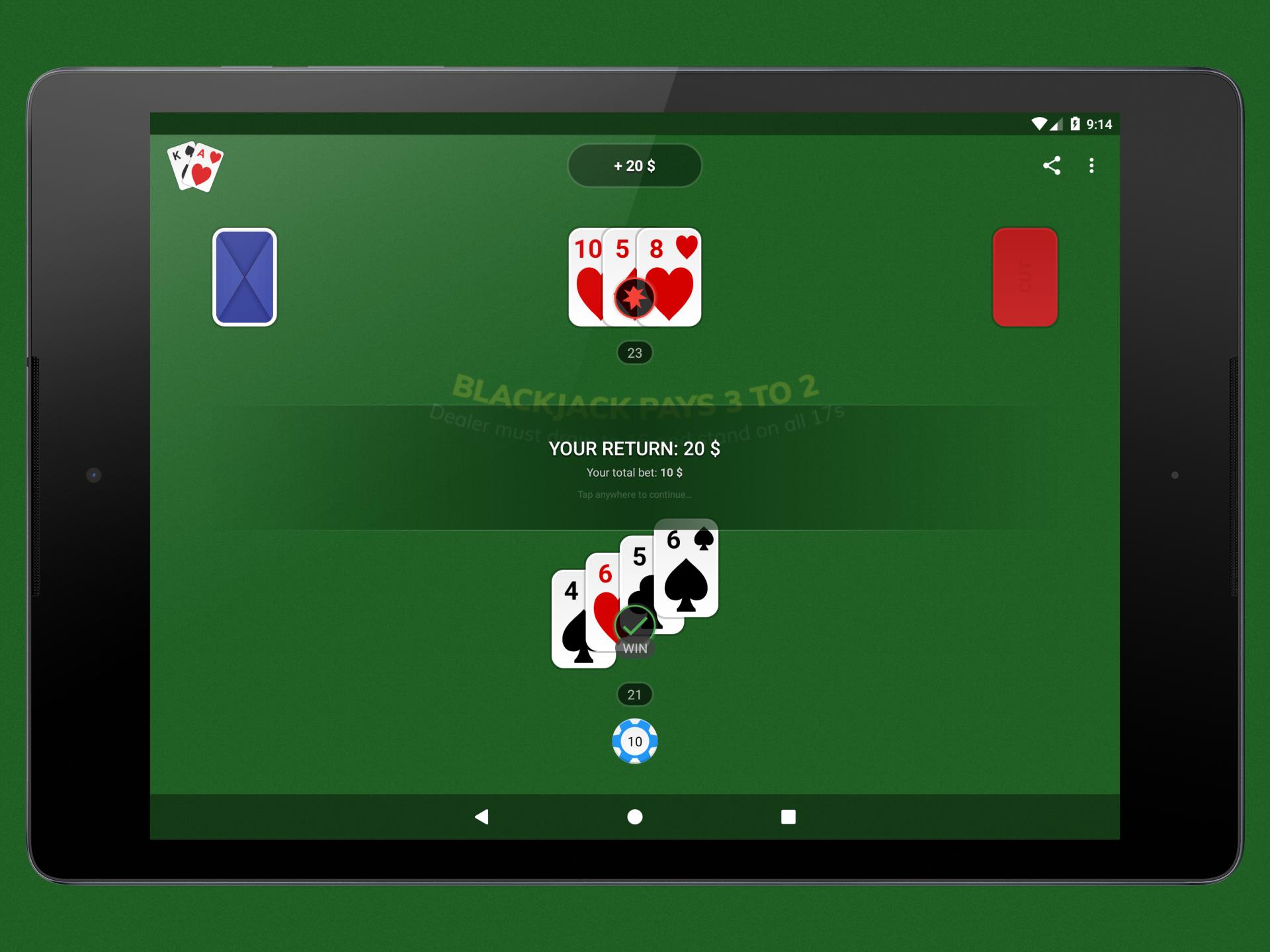 Blackjack Free & Offline 1.6.3 Screenshot 10