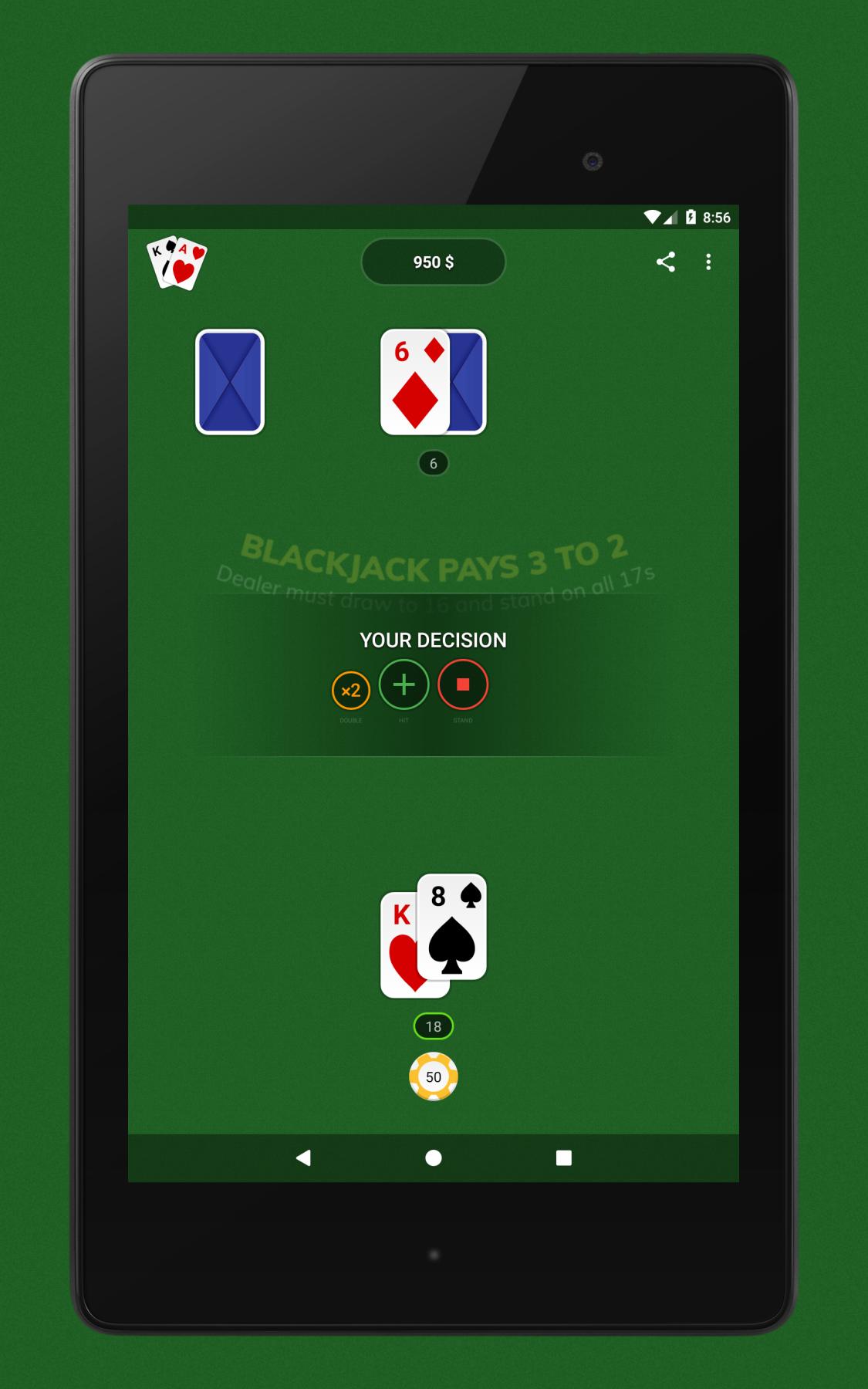 Blackjack Free & Offline 1.6.3 Screenshot 11