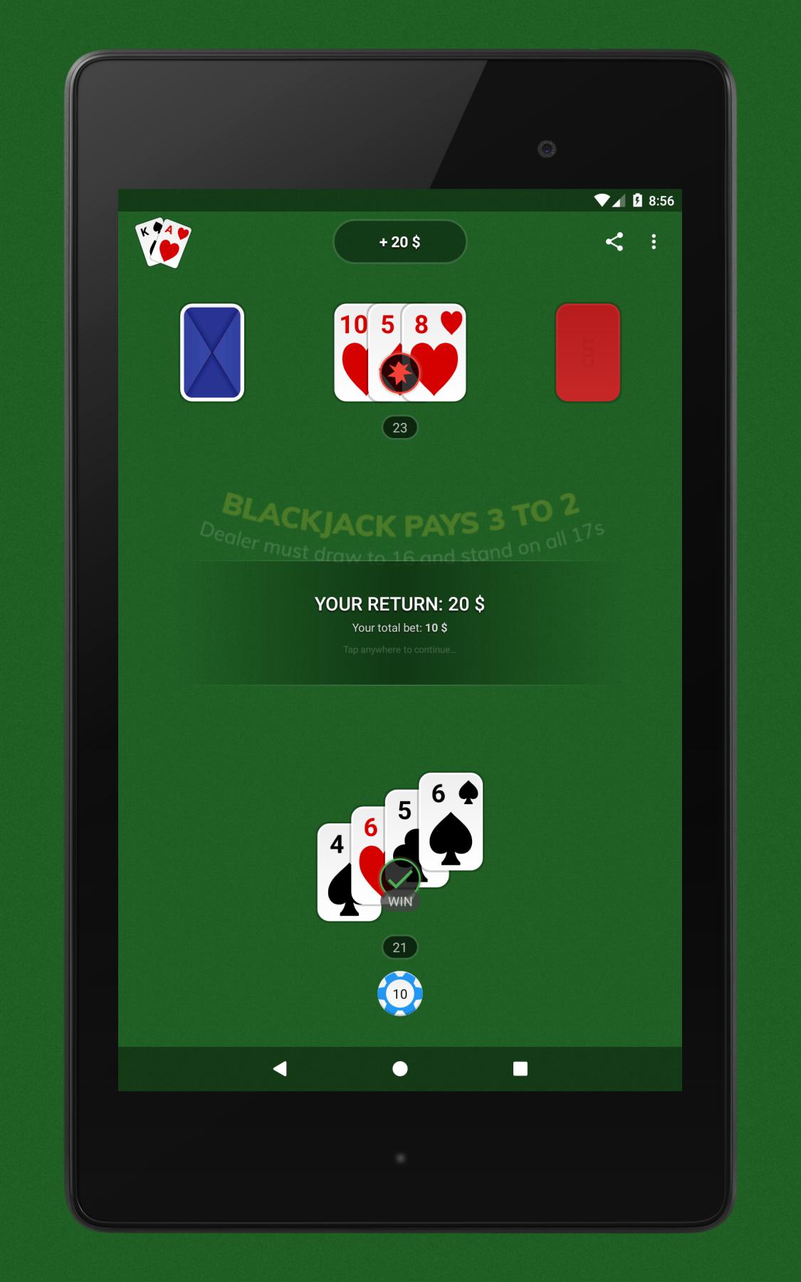 Blackjack Free & Offline 1.6.3 Screenshot 15