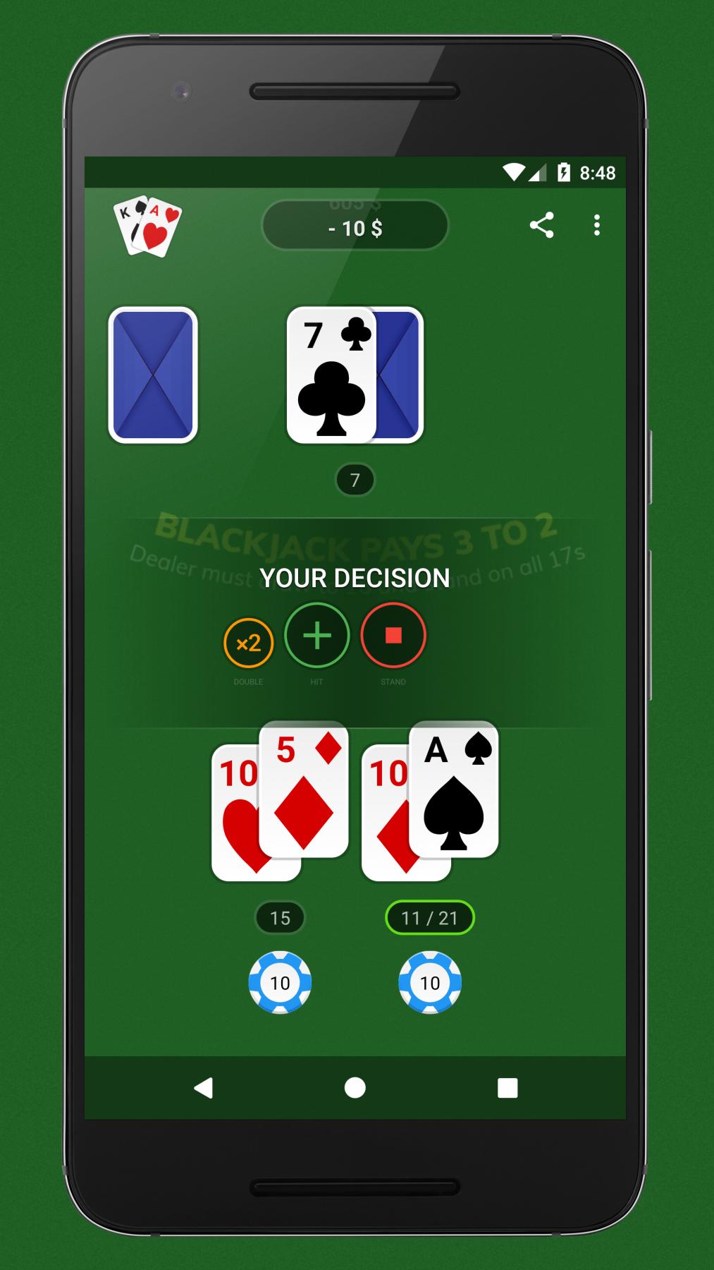 Blackjack Free & Offline 1.6.3 Screenshot 4