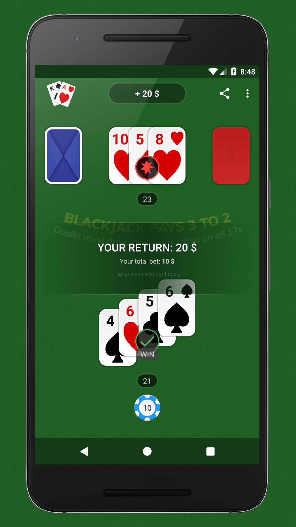 Blackjack Free & Offline 1.6.3 Screenshot 5