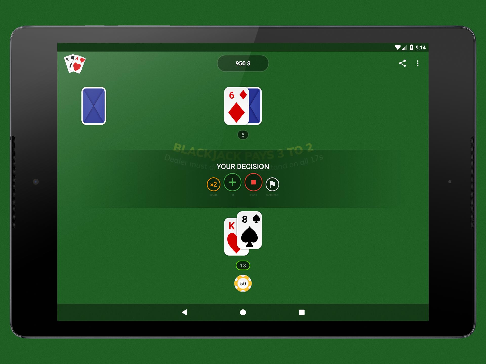 Blackjack Free & Offline 1.6.3 Screenshot 6