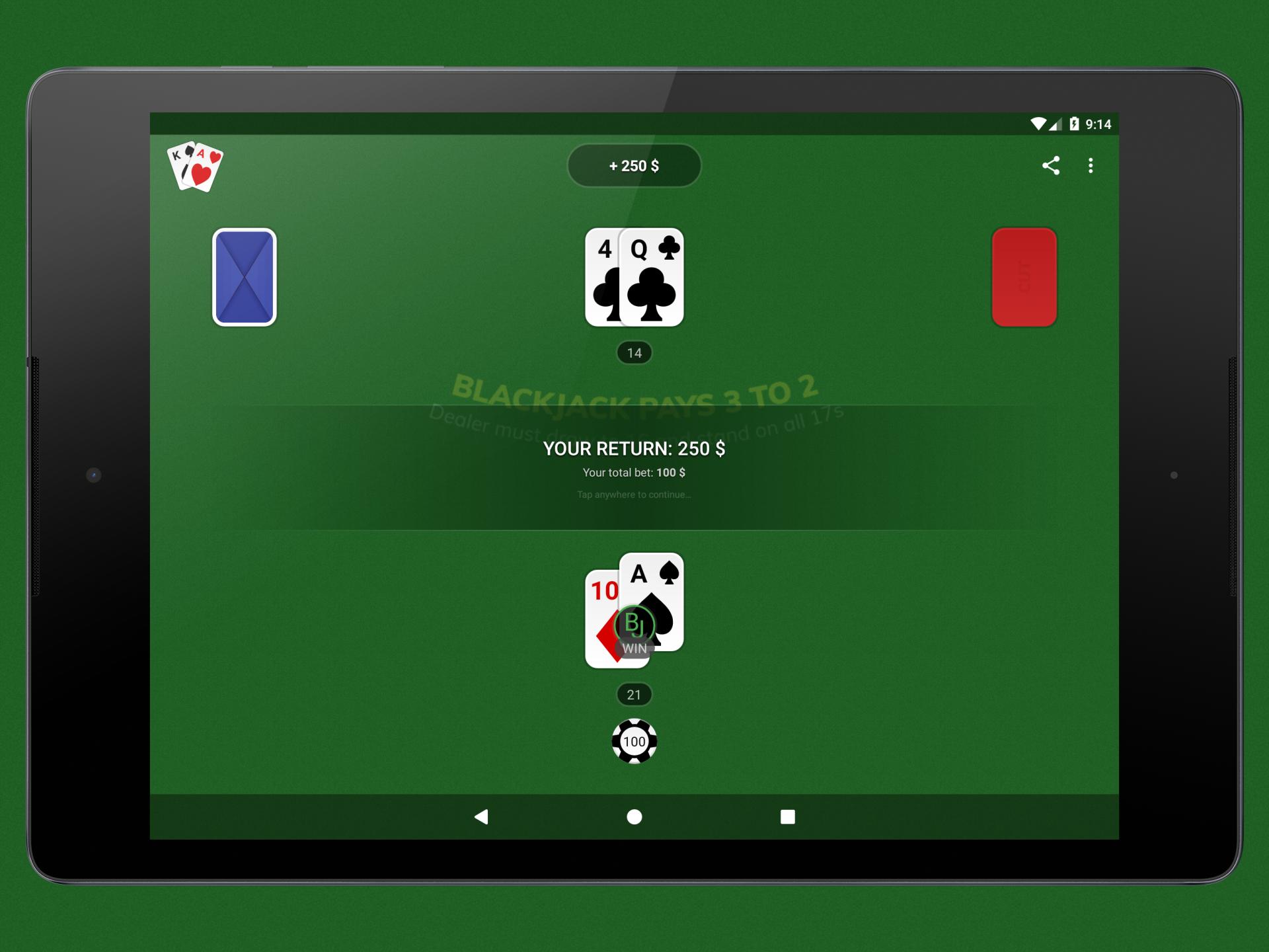 Blackjack Free & Offline 1.6.3 Screenshot 7