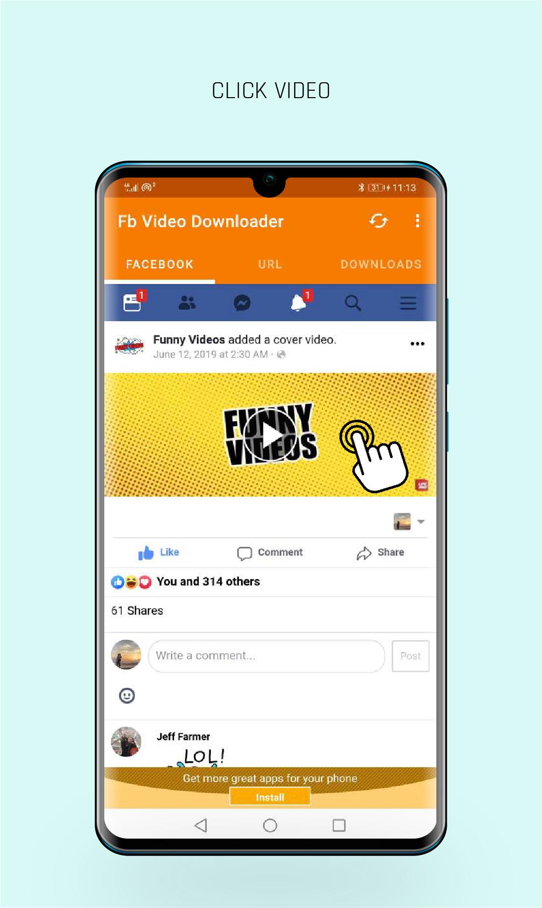 FastVid: Video Downloader for Facebook 4.5.6 Screenshot 2