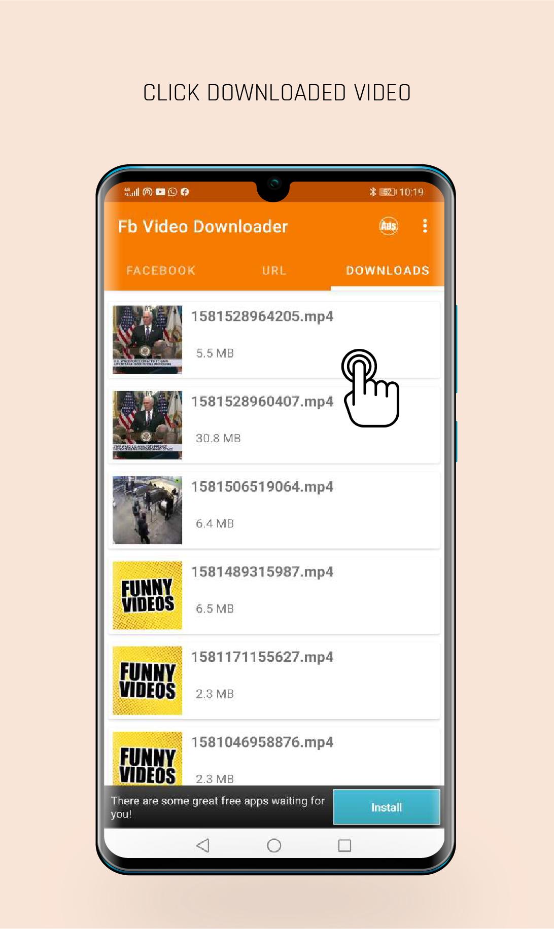 FastVid: Video Downloader for Facebook 4.5.6 Screenshot 4