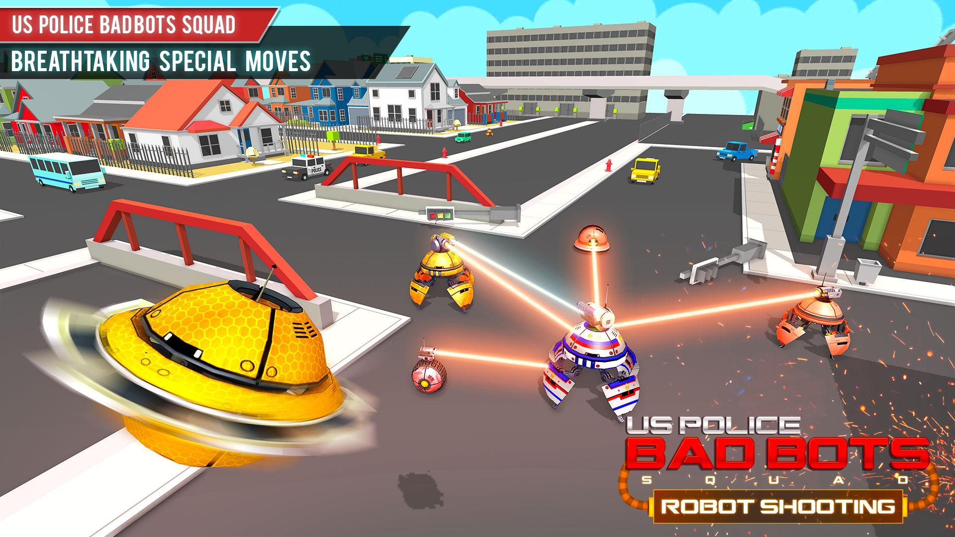 US Police Futuristic Robot Transform Shooting Game 2.0.4 Screenshot 10