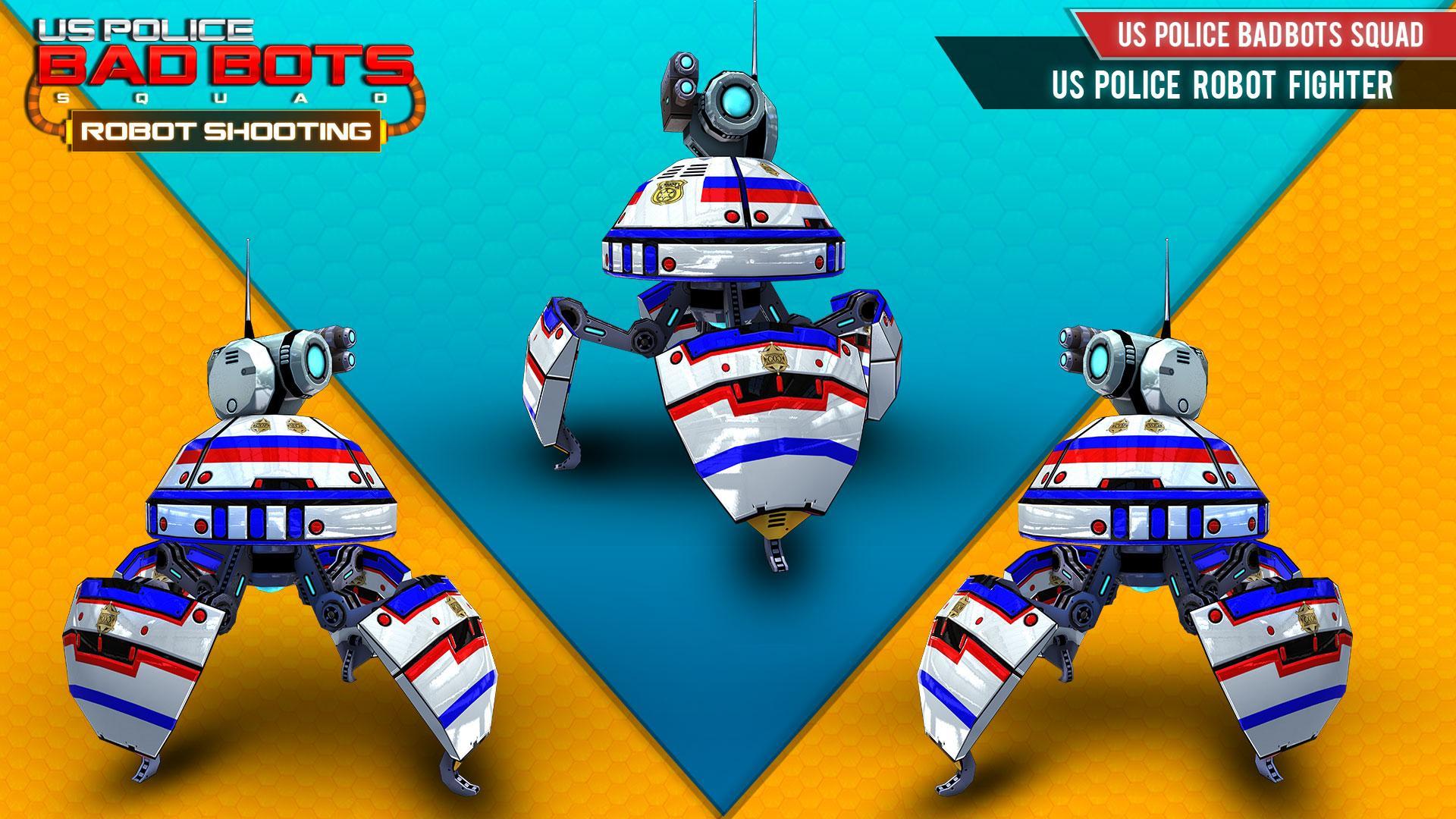 US Police Futuristic Robot Transform Shooting Game 2.0.4 Screenshot 13